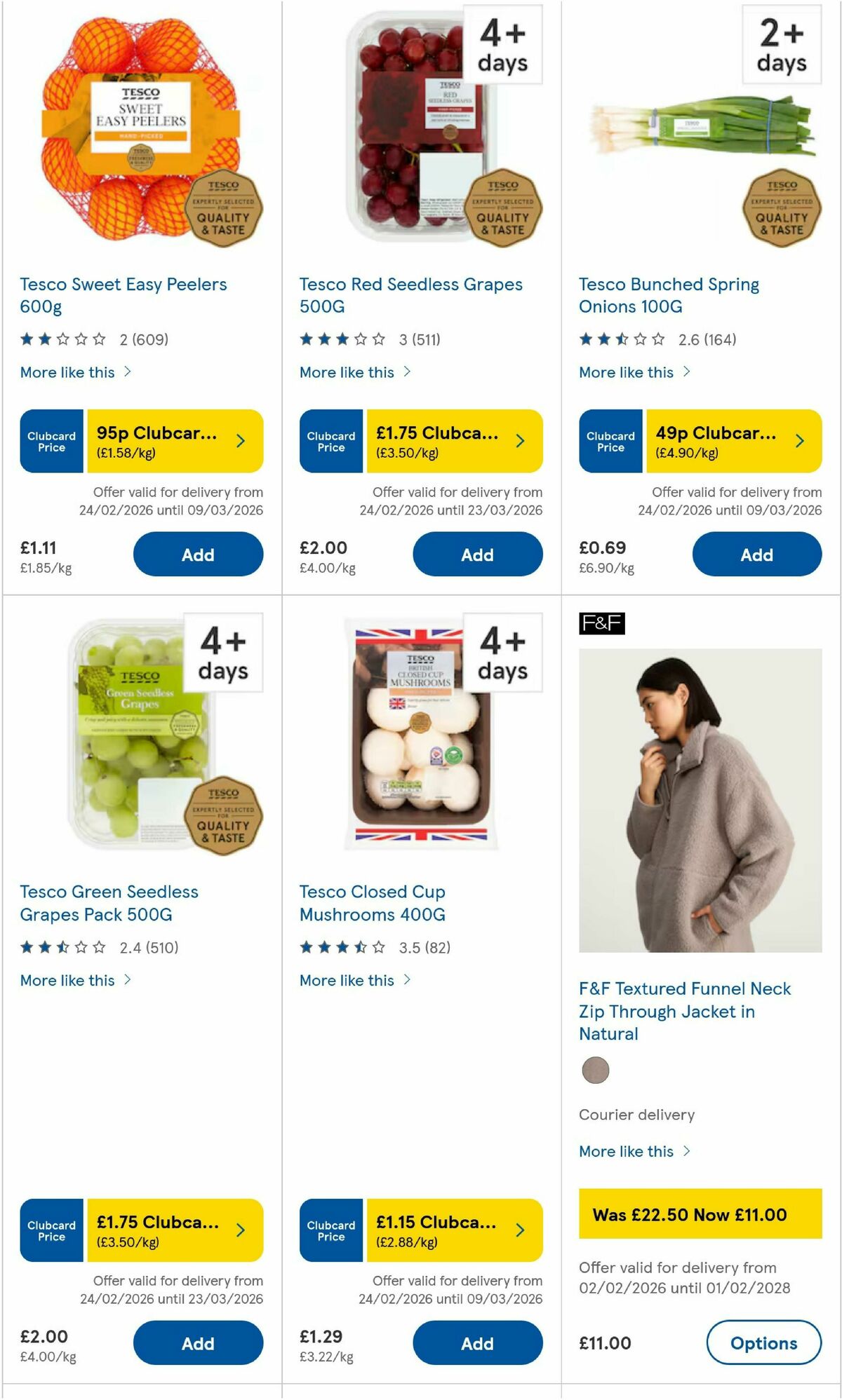 TESCO Offers from 25 February
