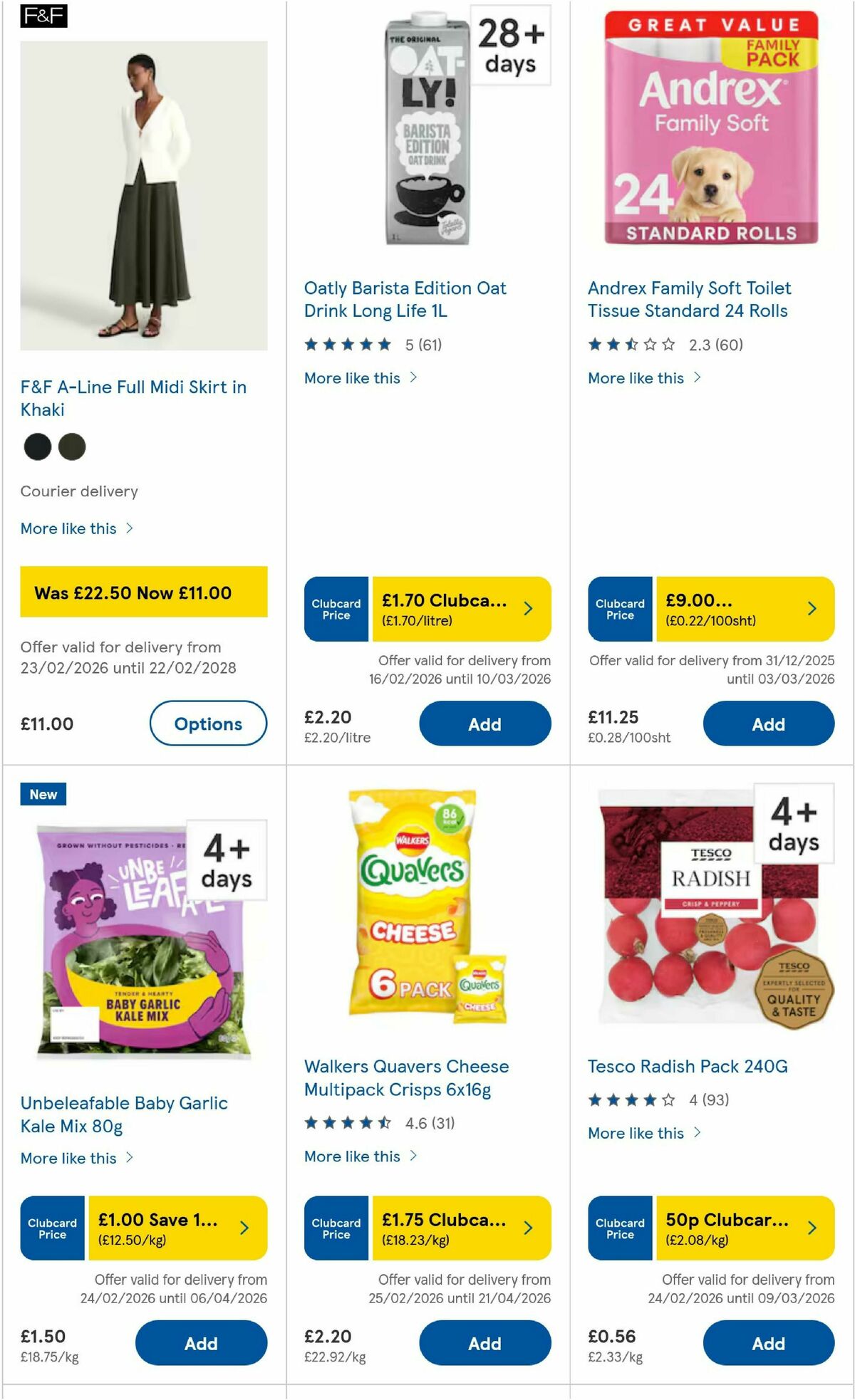 TESCO Offers from 25 February
