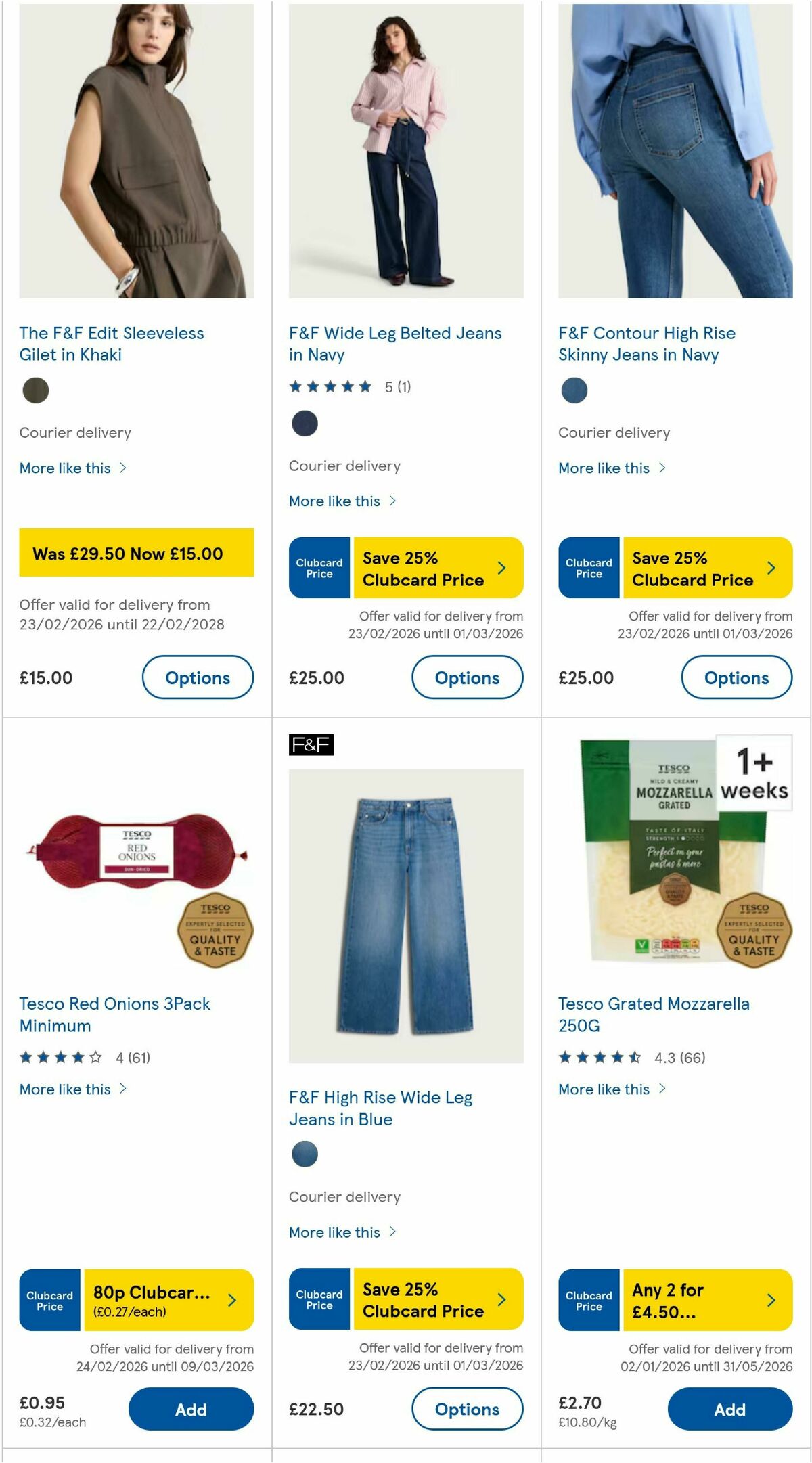 TESCO Offers from 25 February