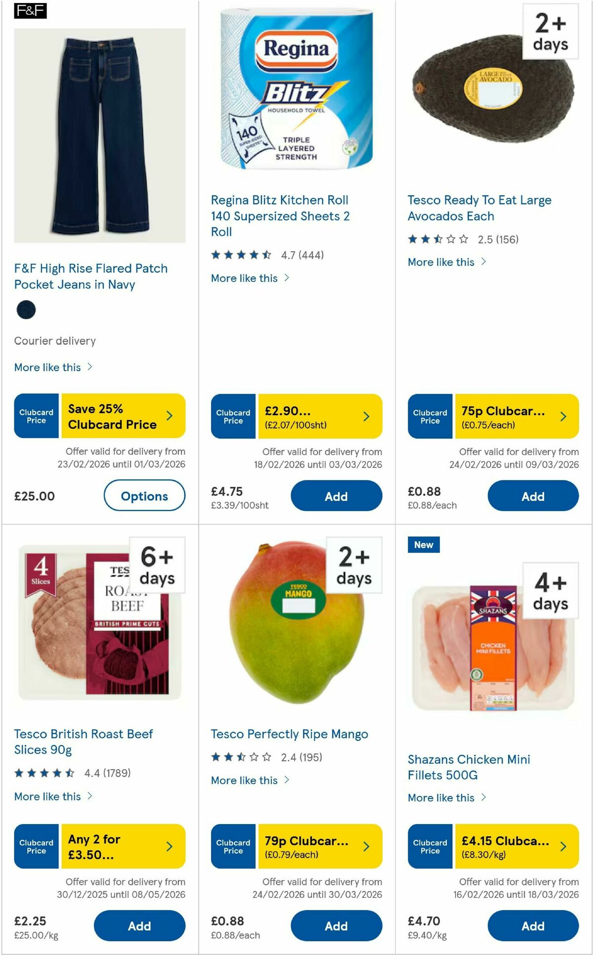 TESCO Offers from 25 February