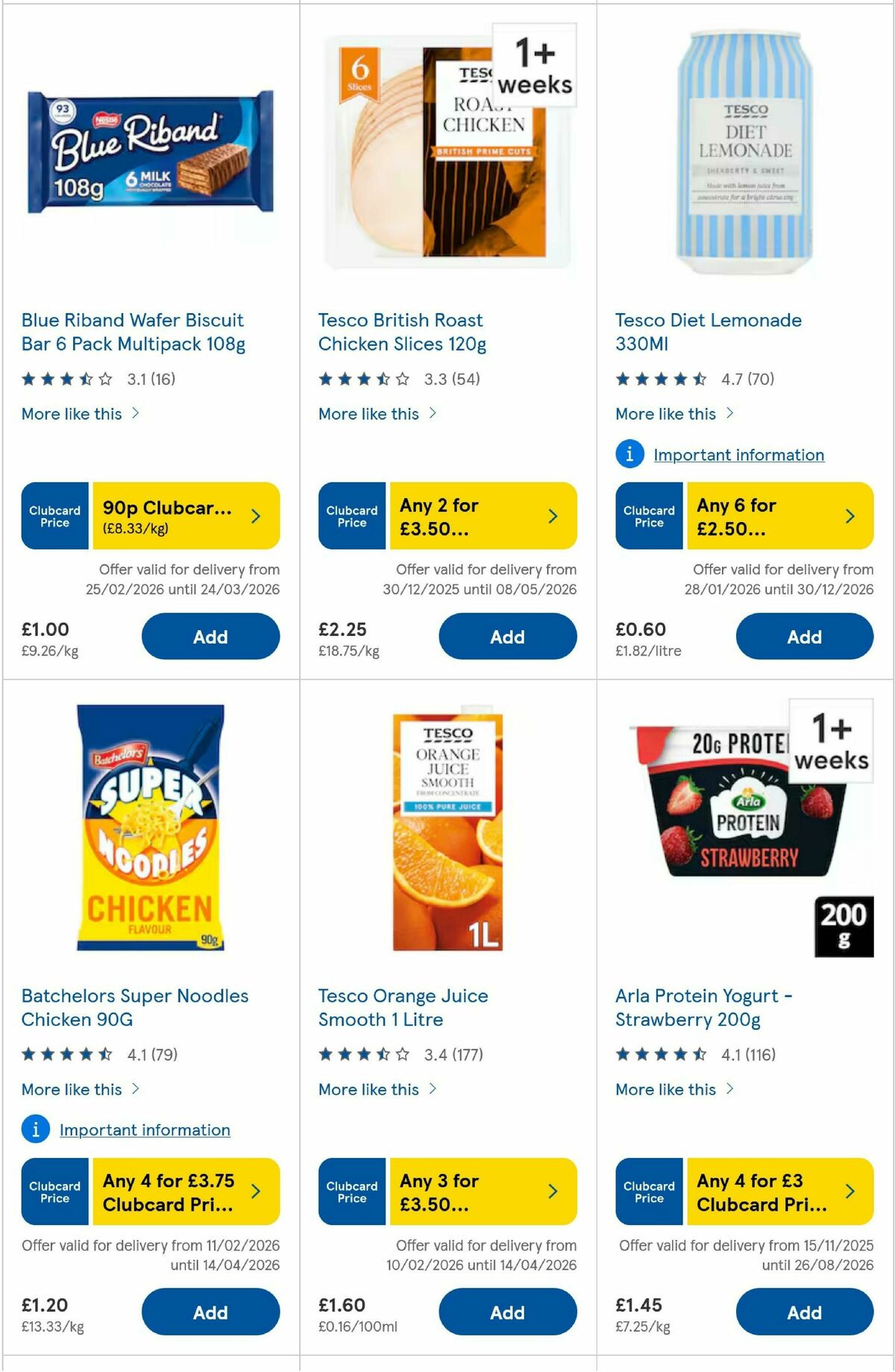 TESCO Offers from 5 March