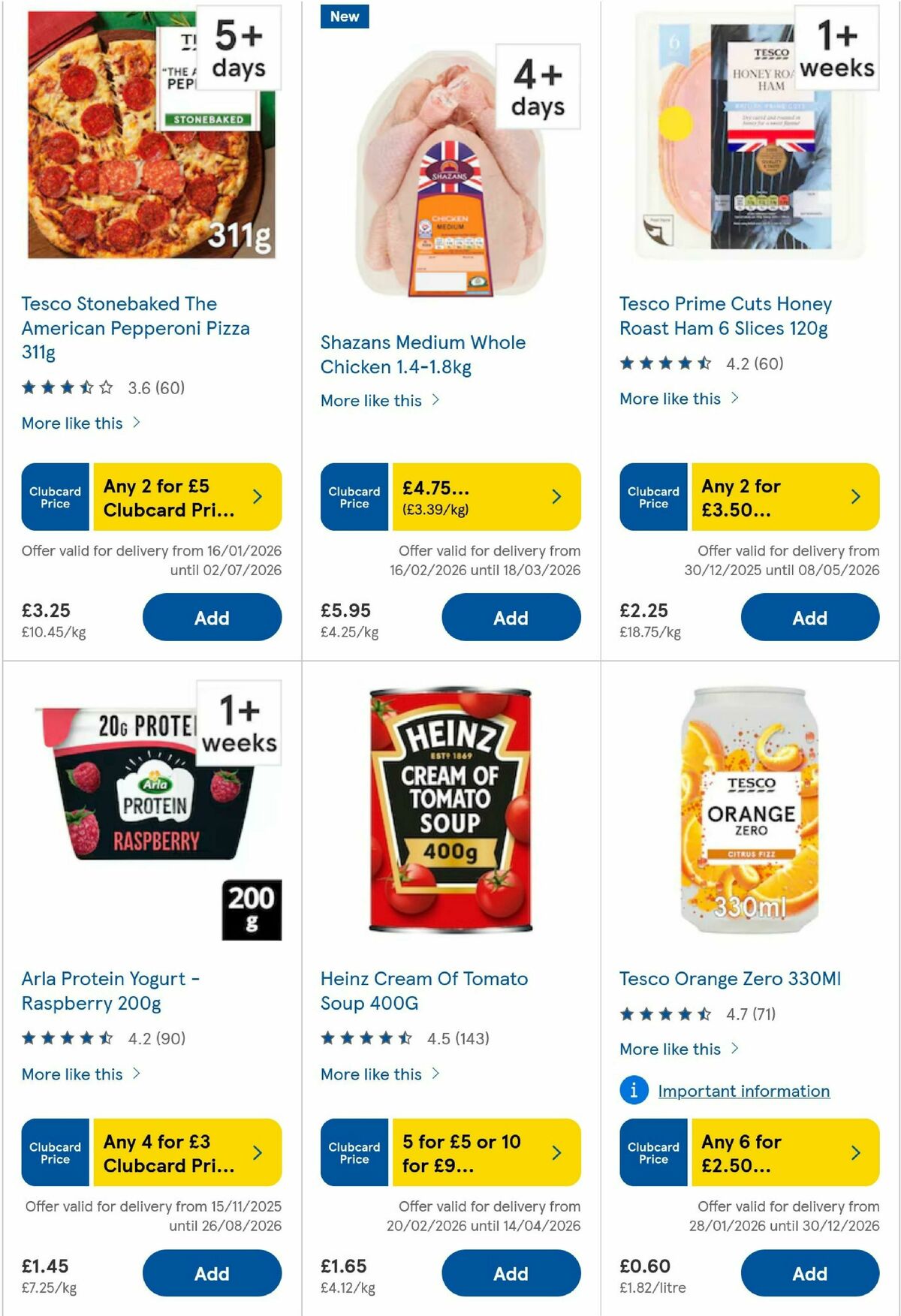 TESCO Offers from 5 March