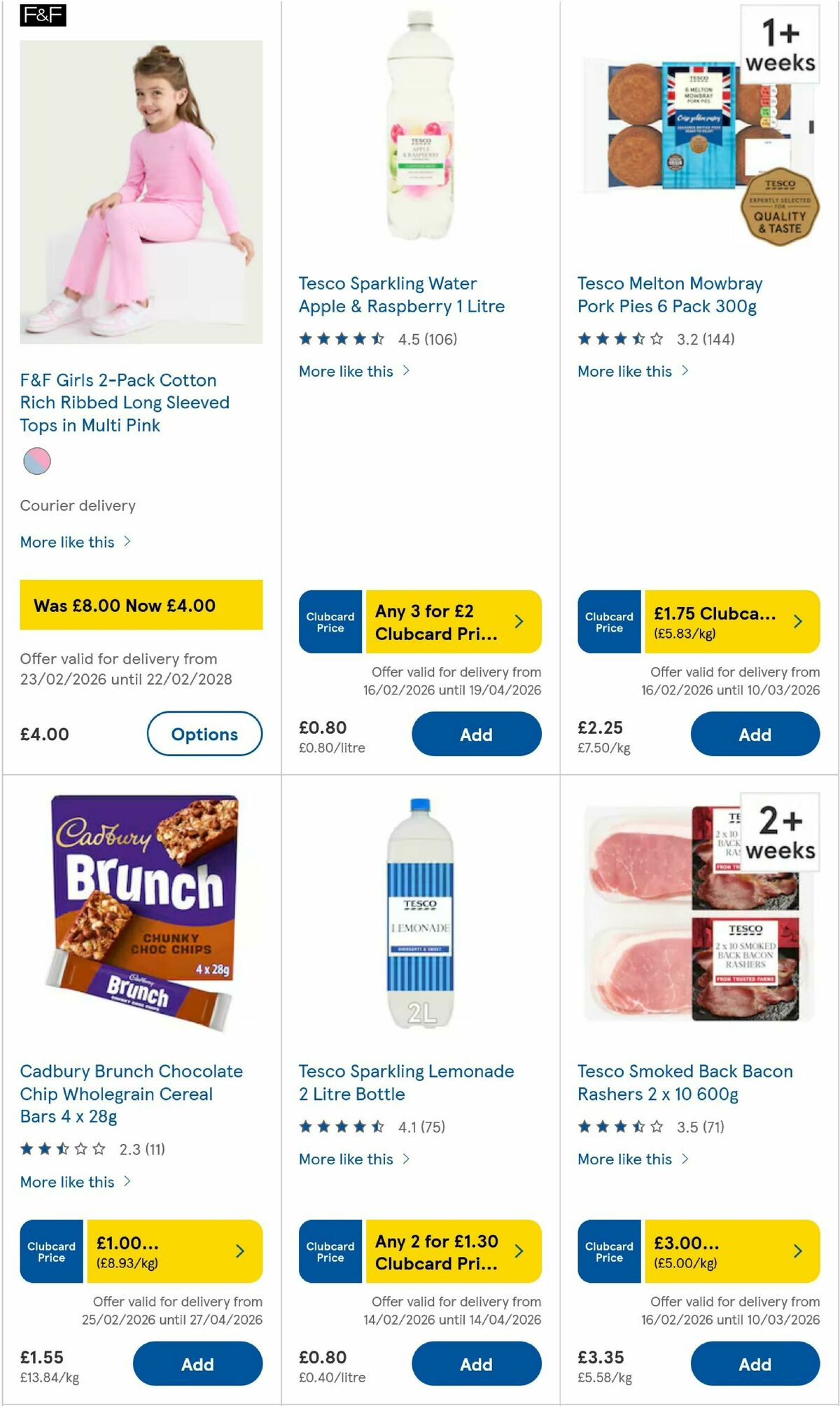 TESCO Offers from 5 March