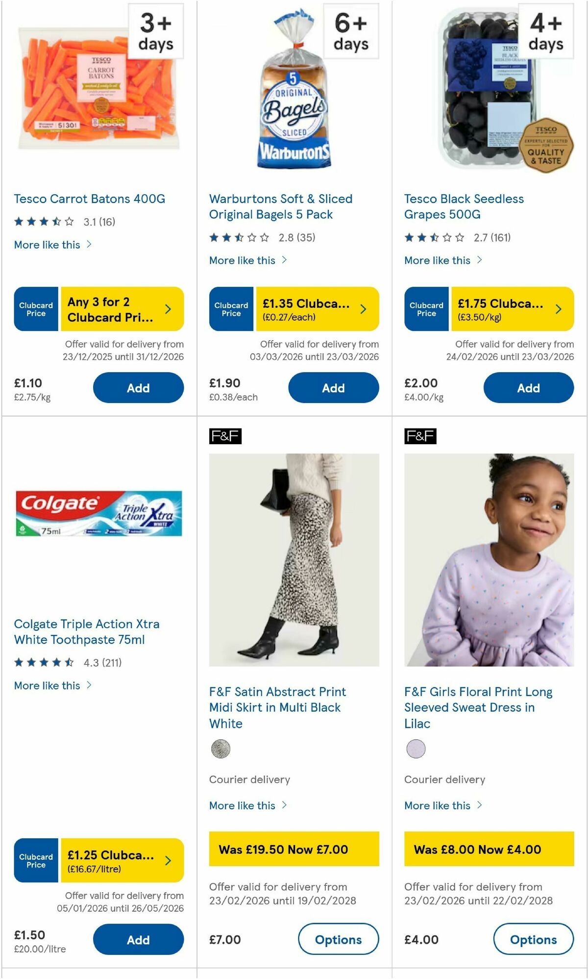 TESCO Offers from 5 March