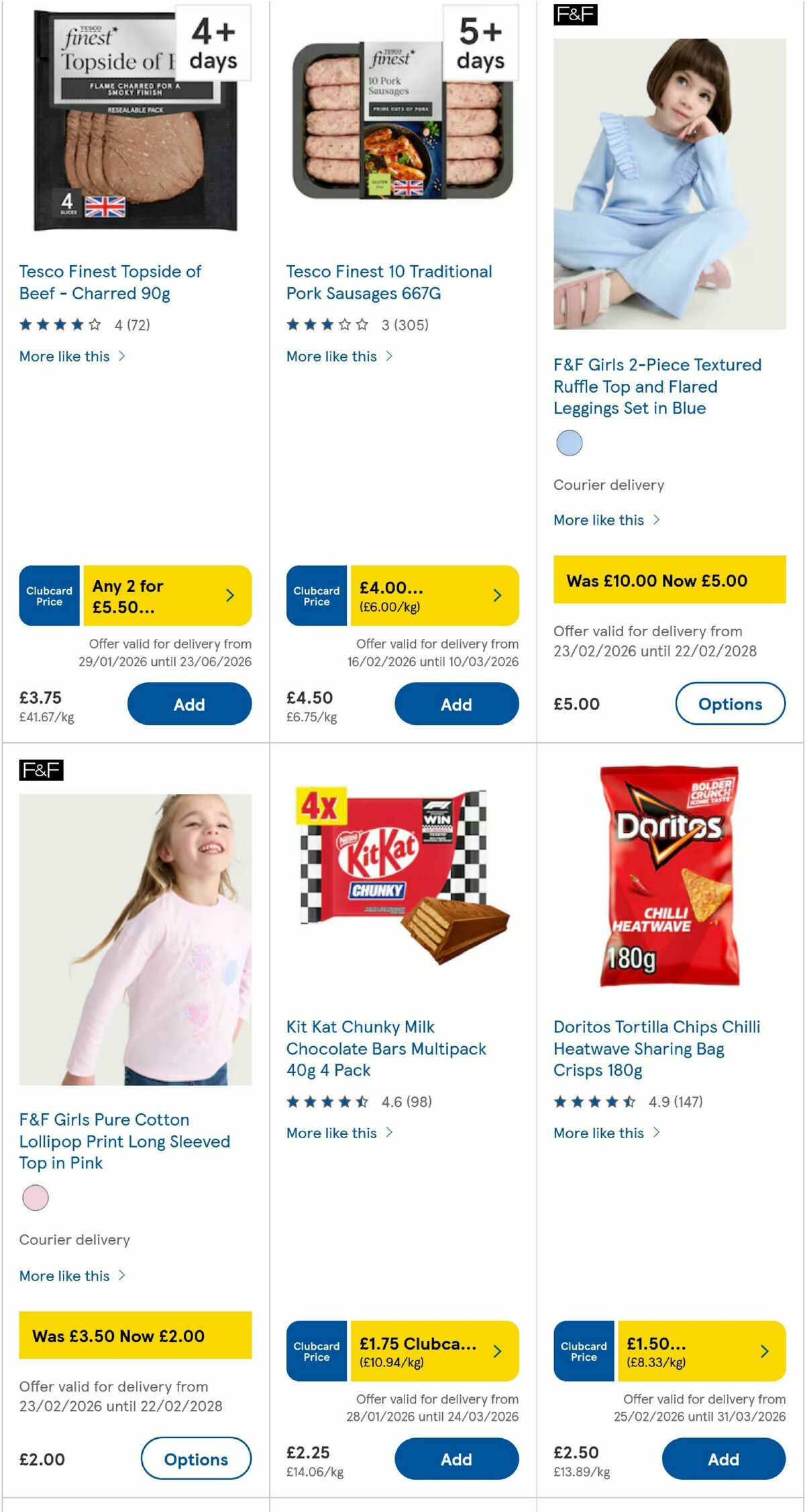 TESCO Offers from 5 March