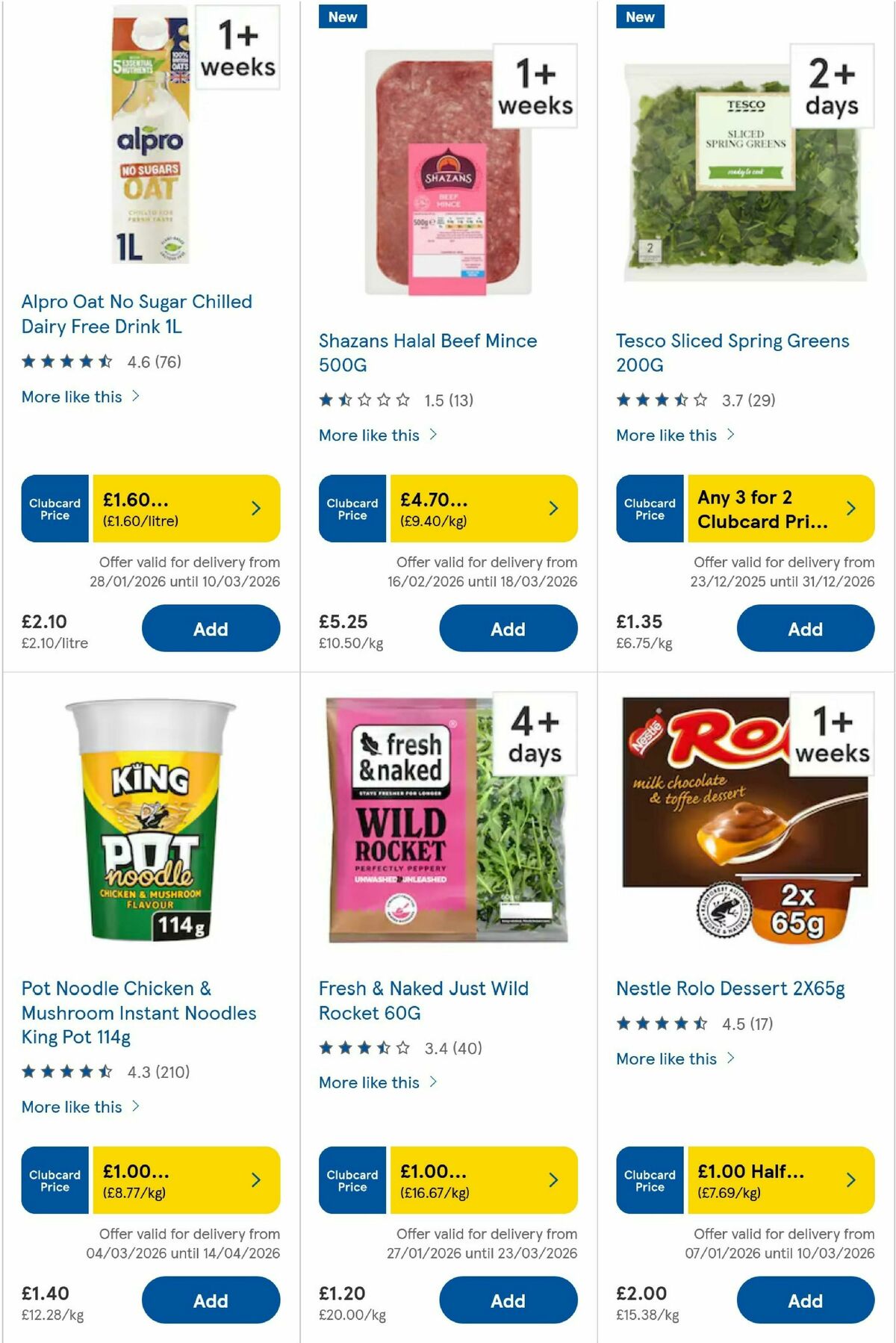 TESCO Offers from 5 March