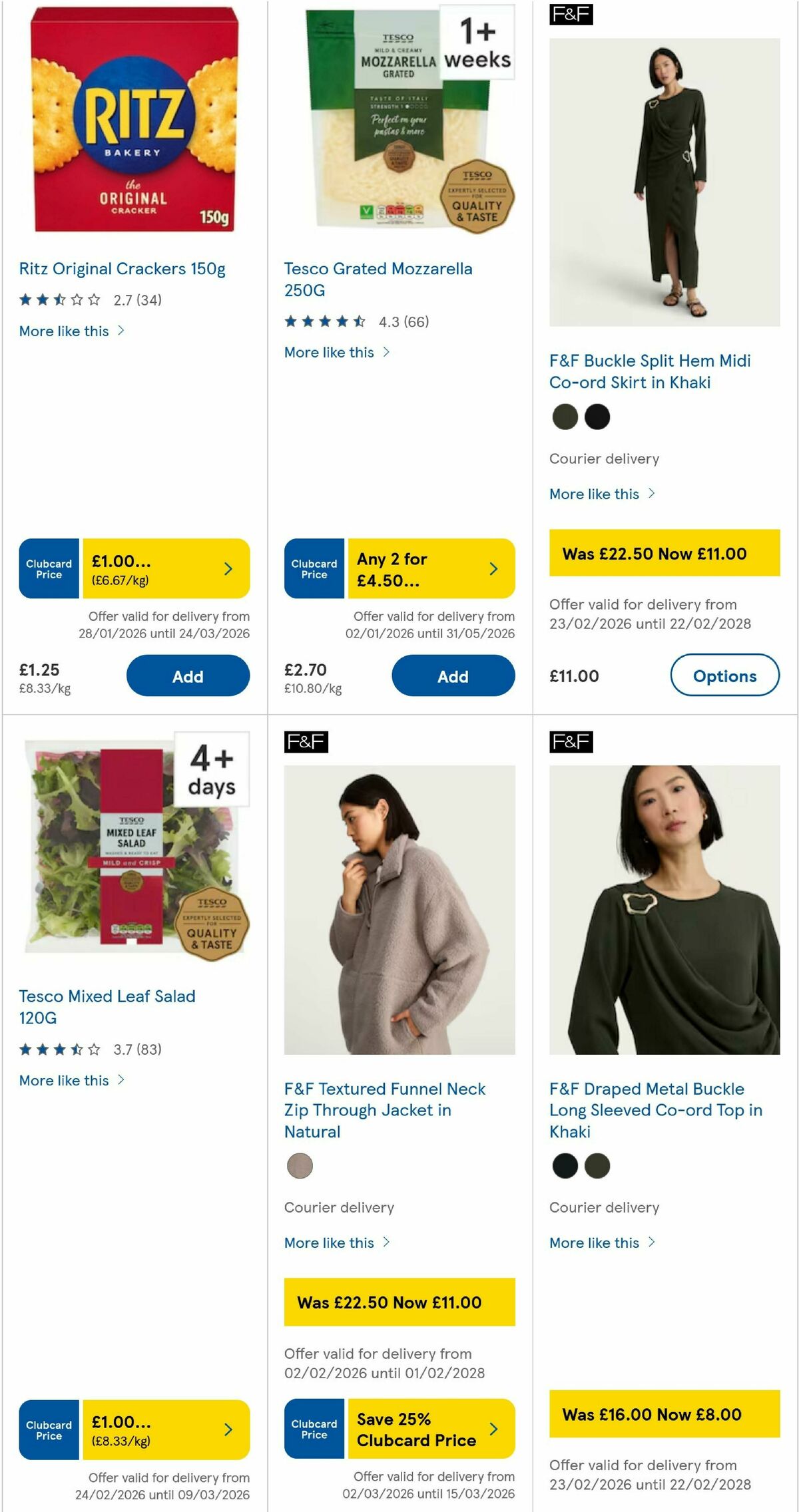 TESCO Offers from 5 March