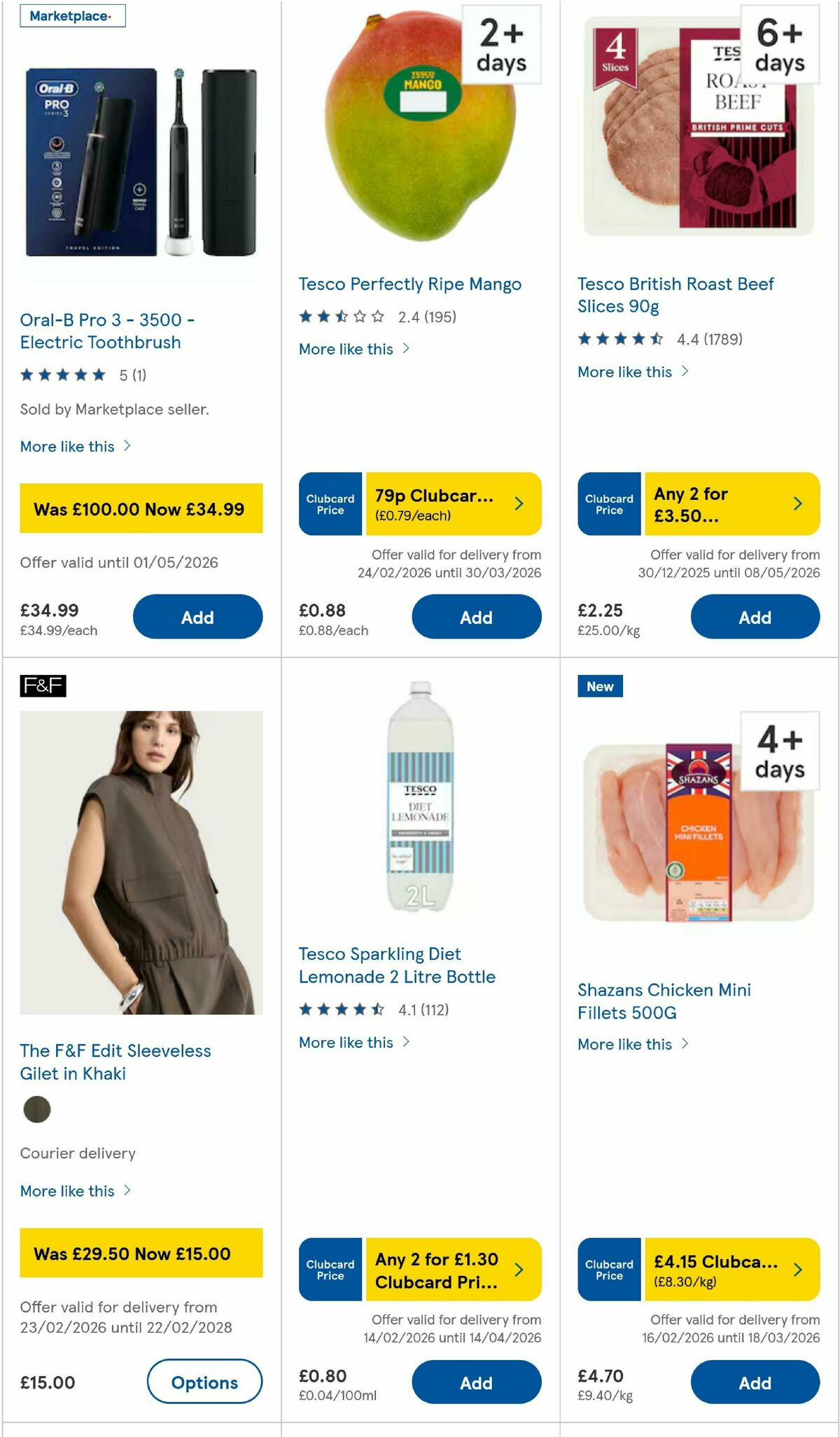 TESCO Offers from 5 March