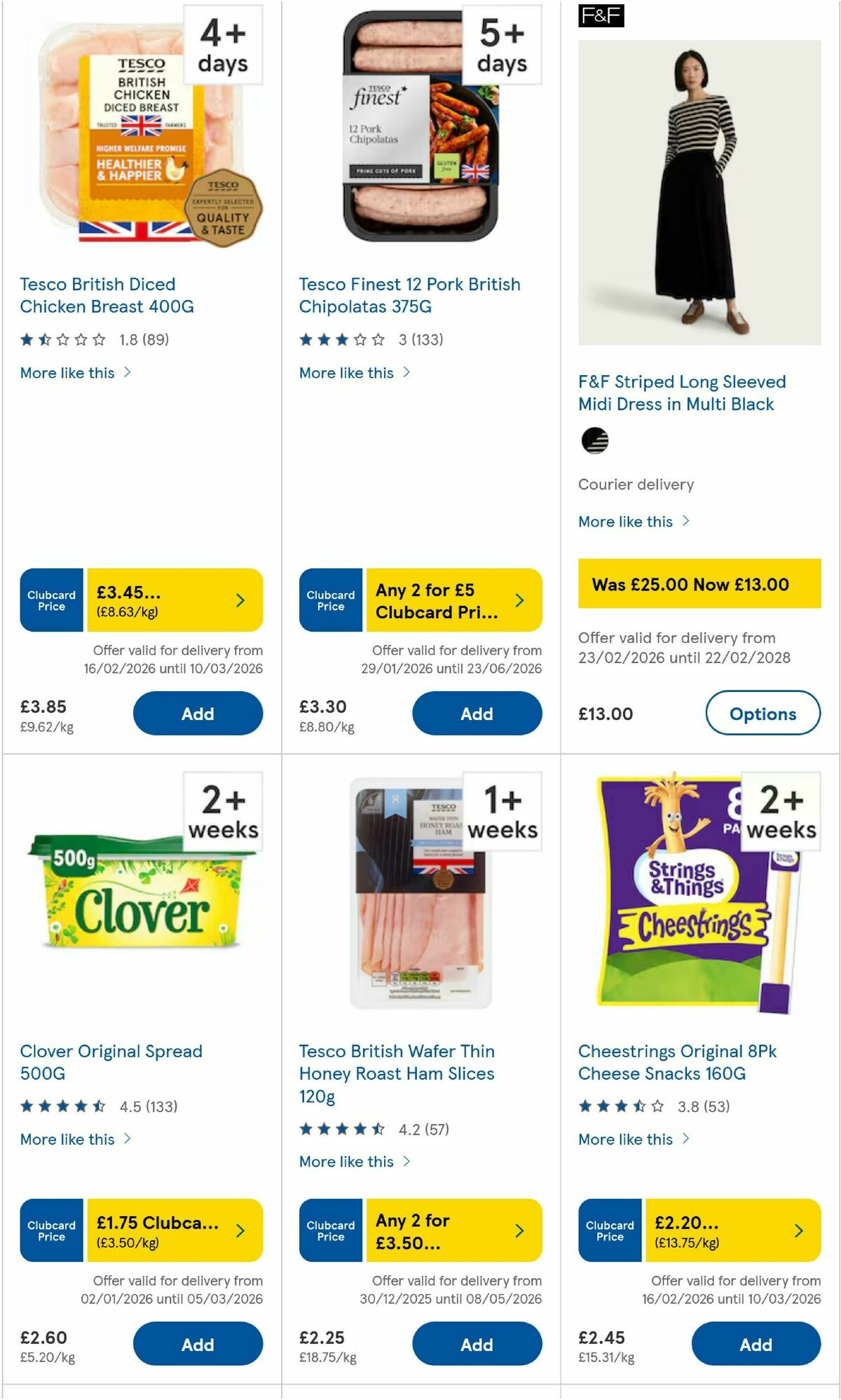 TESCO Offers from 5 March