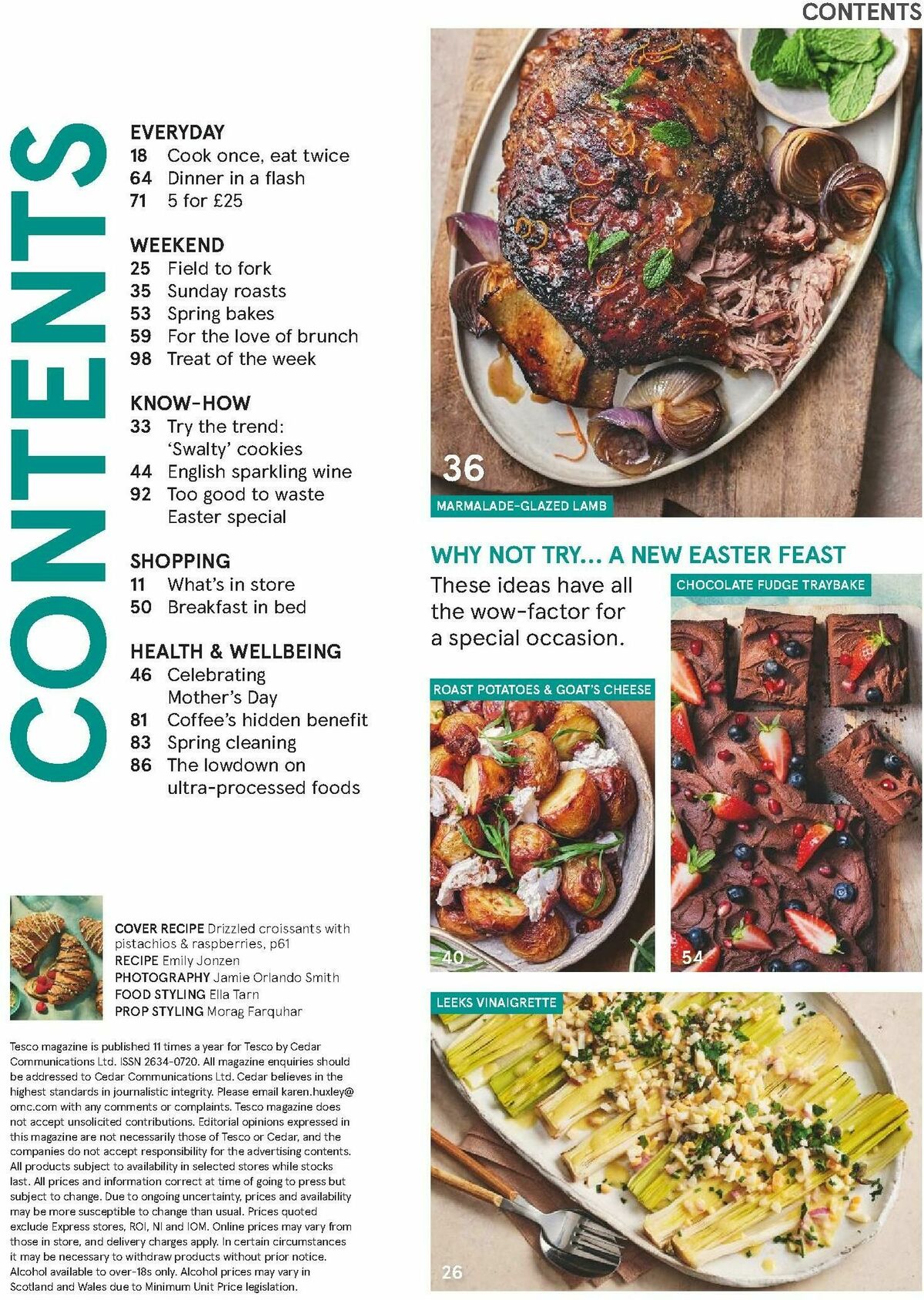 TESCO Magazine March Offers from 1 March