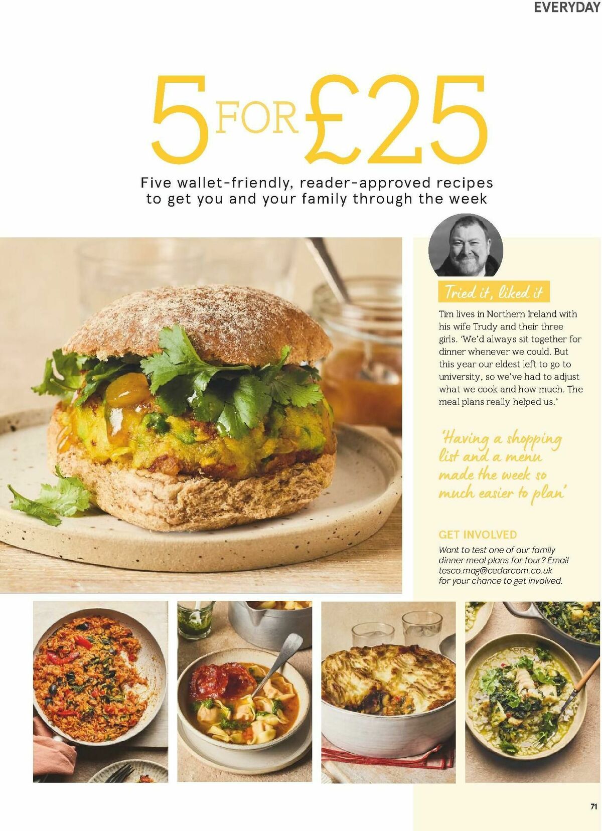 TESCO Magazine March Offers from 1 March