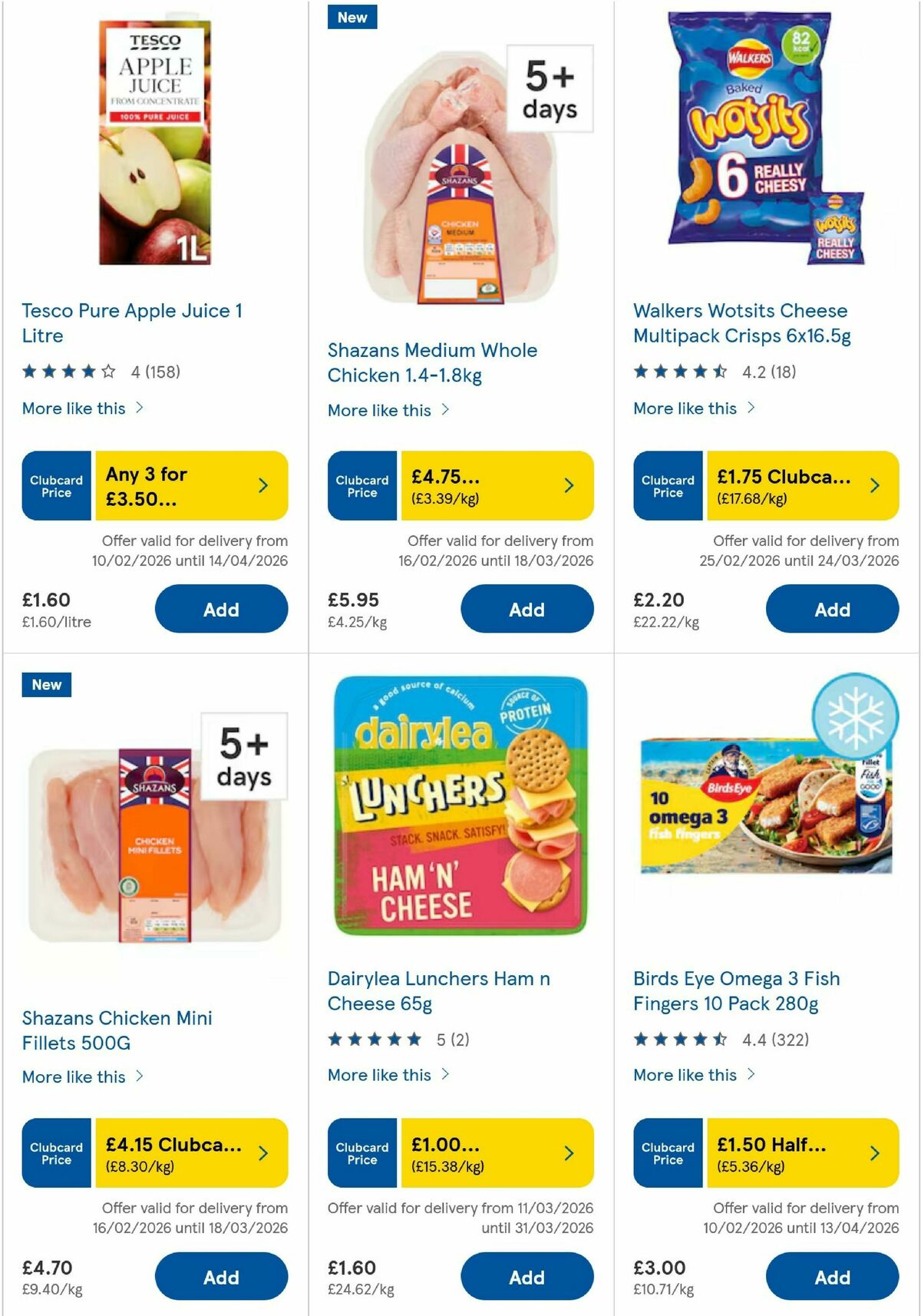 TESCO Offers from 12 March