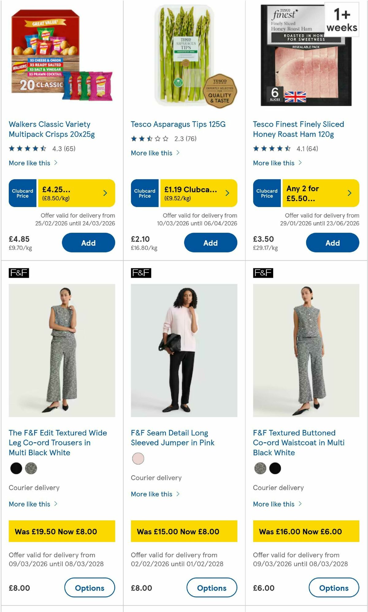 TESCO Offers from 12 March