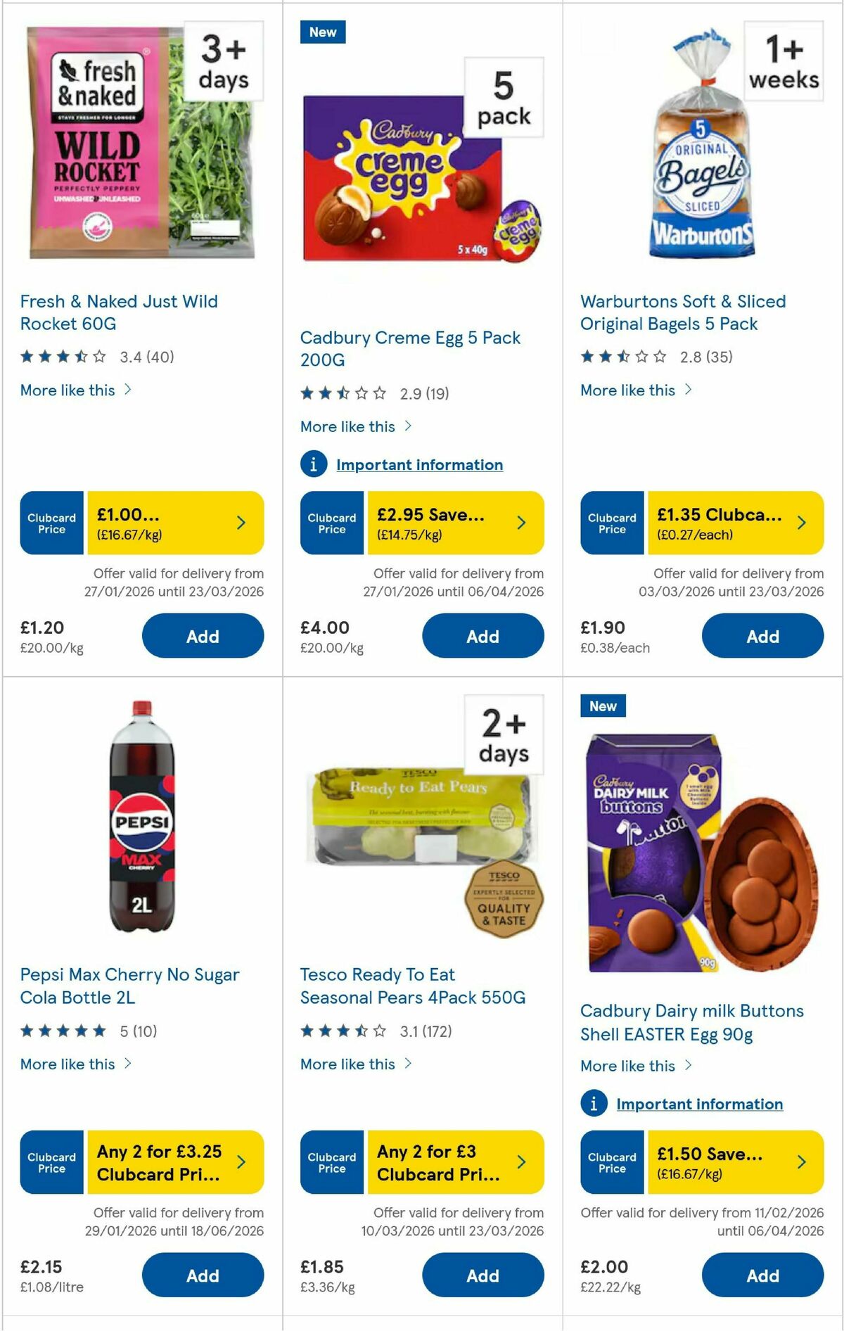 TESCO Offers from 12 March