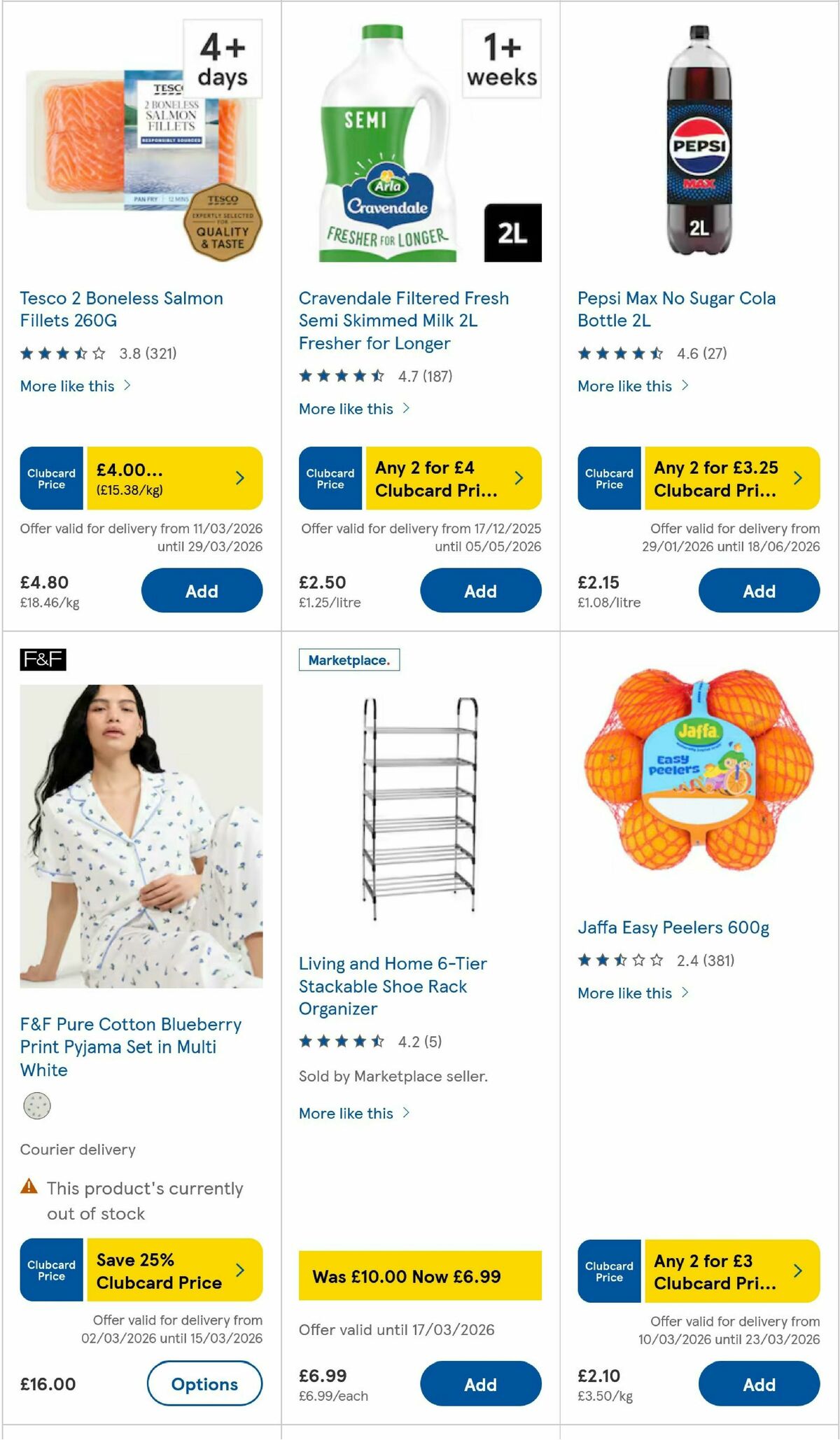 TESCO Offers from 12 March