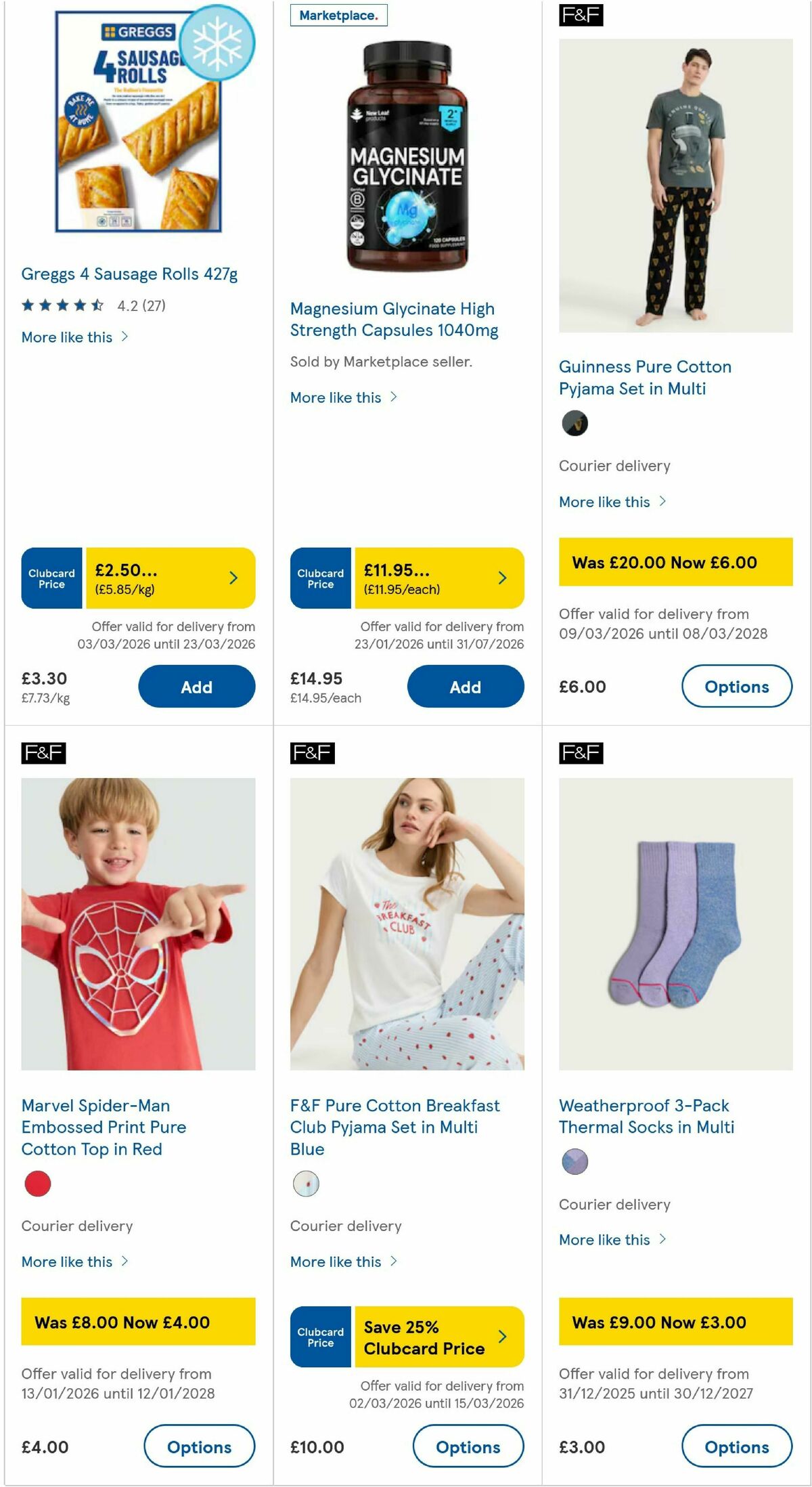 TESCO Offers from 12 March