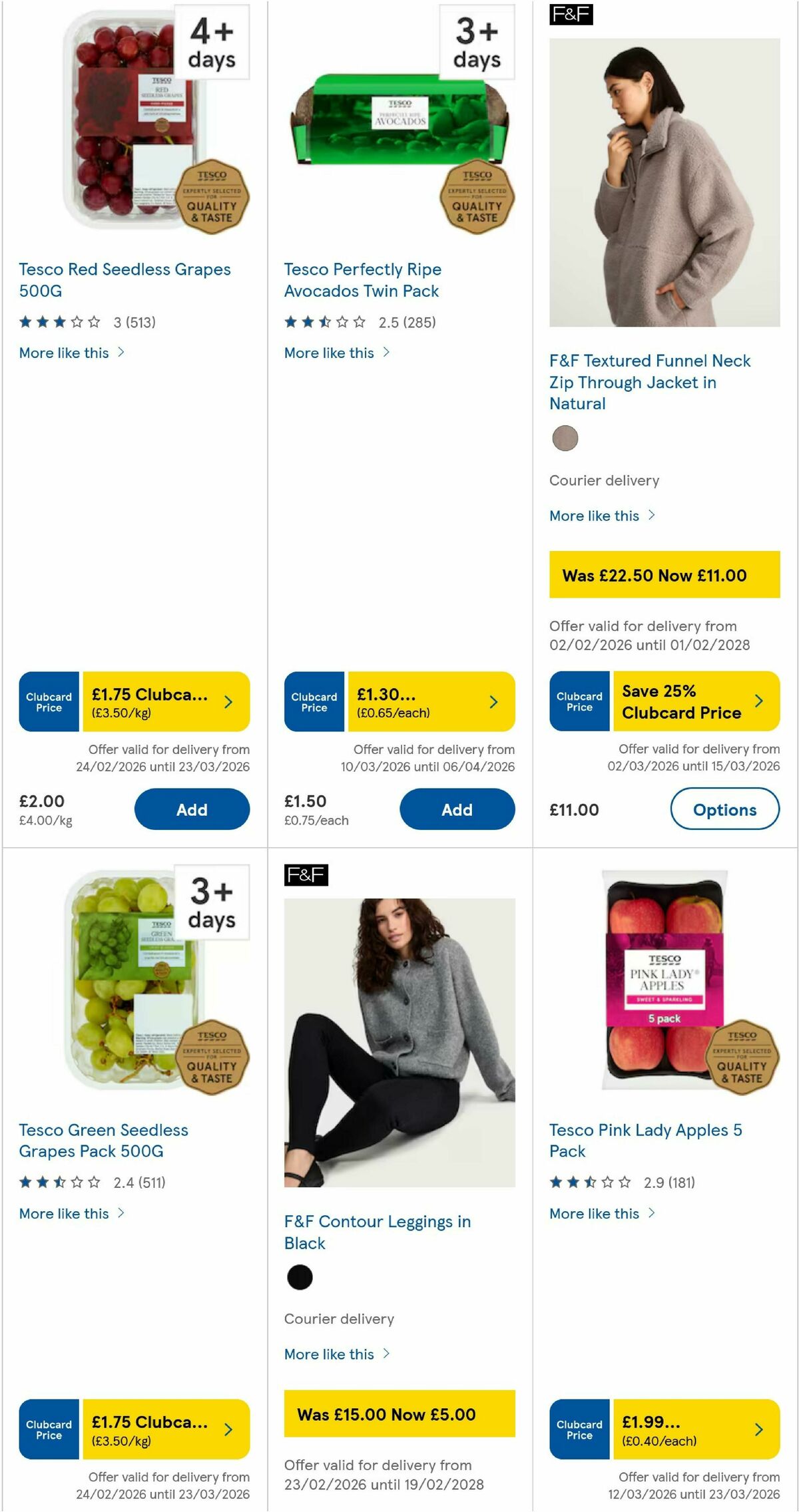 TESCO Offers from 12 March