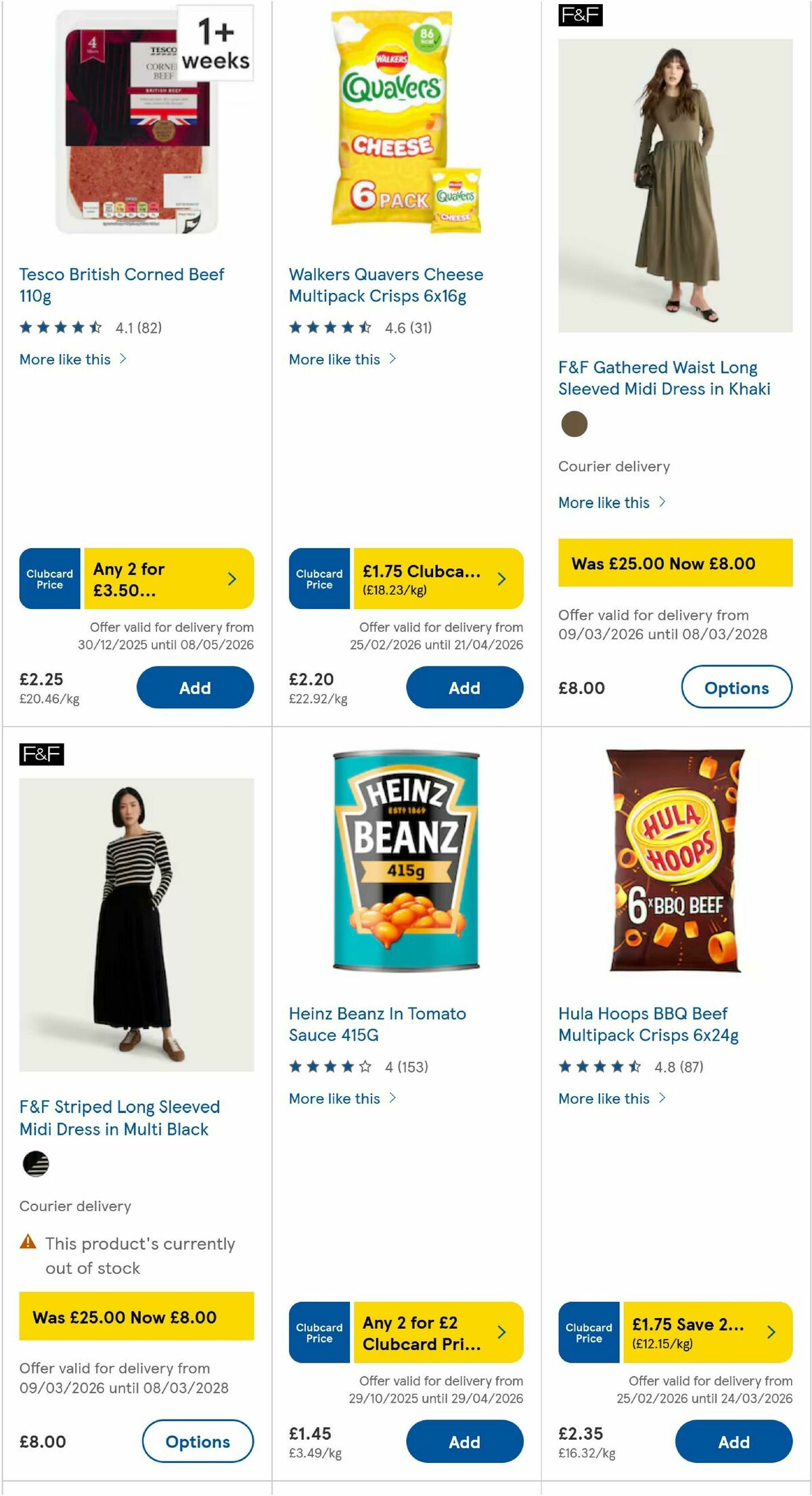 TESCO Offers from 12 March