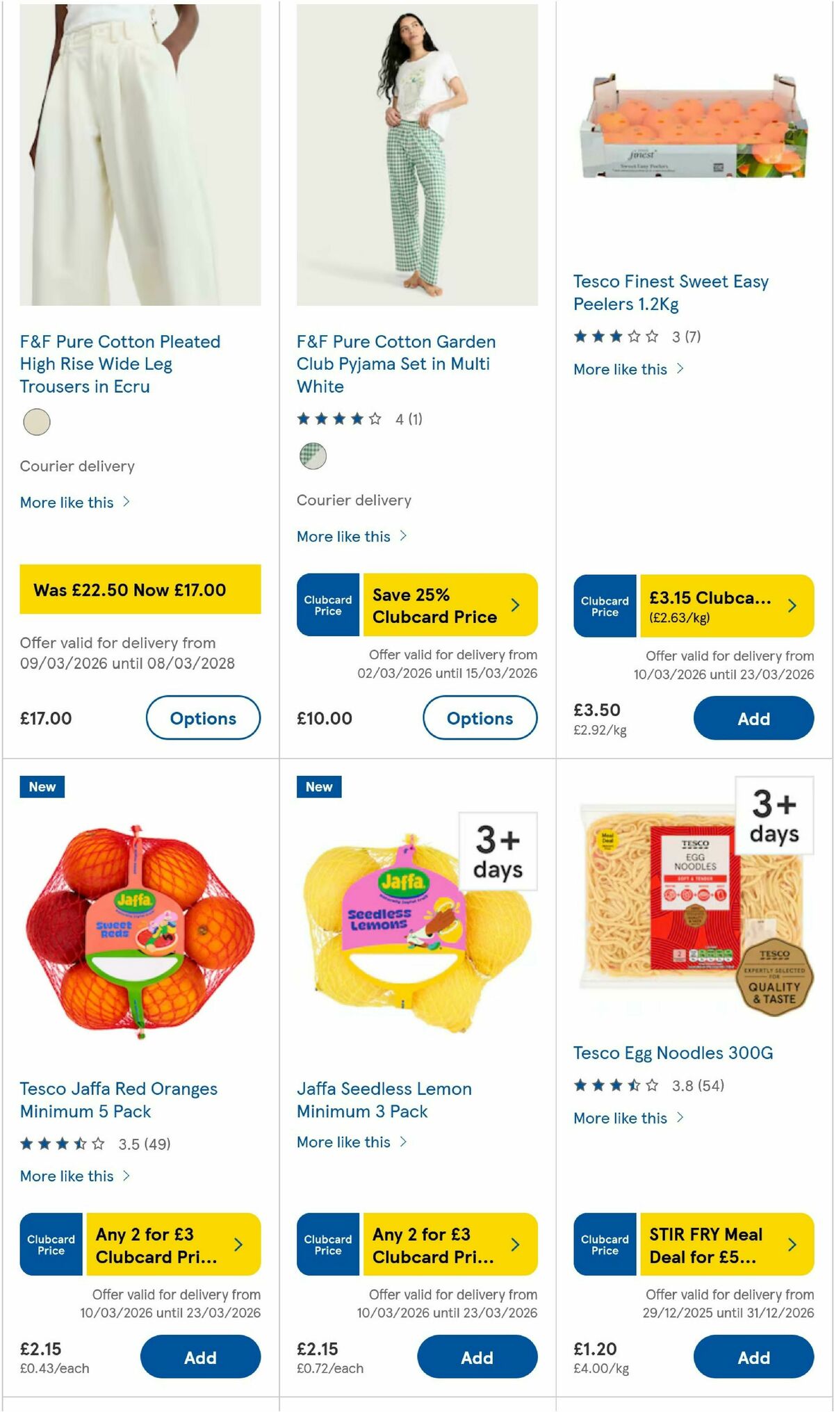 TESCO Offers from 12 March
