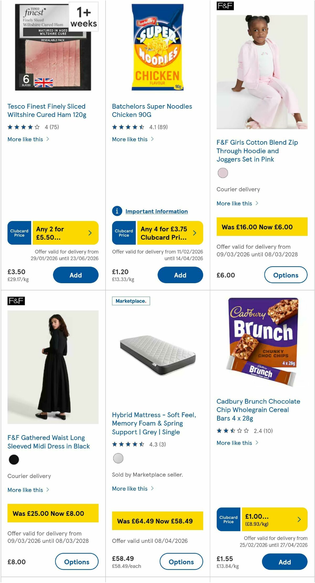 TESCO Offers from 12 March