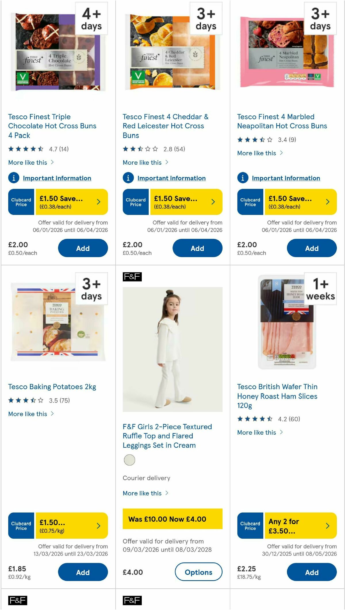 TESCO Offers from 19 March