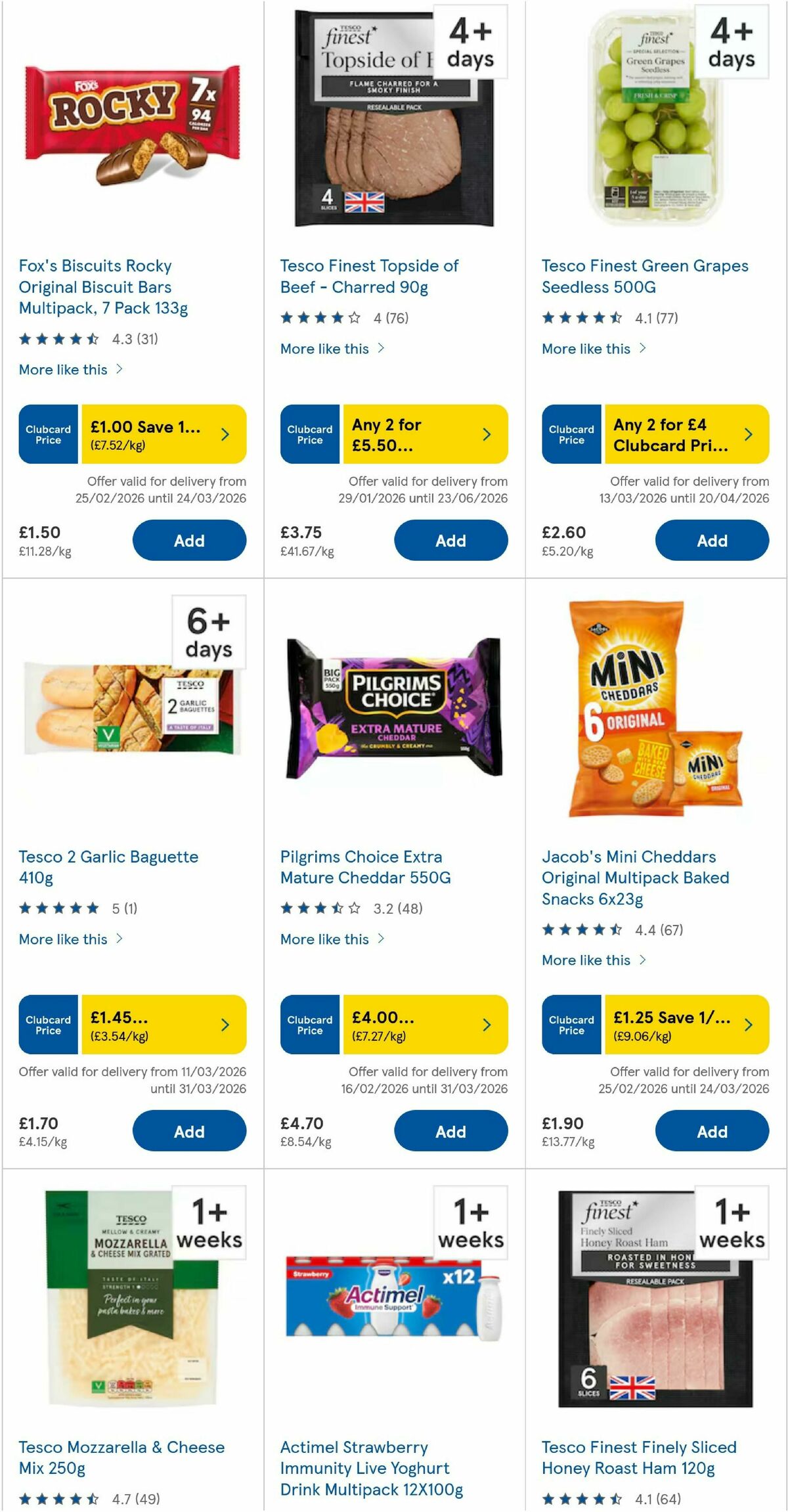 TESCO Offers from 19 March
