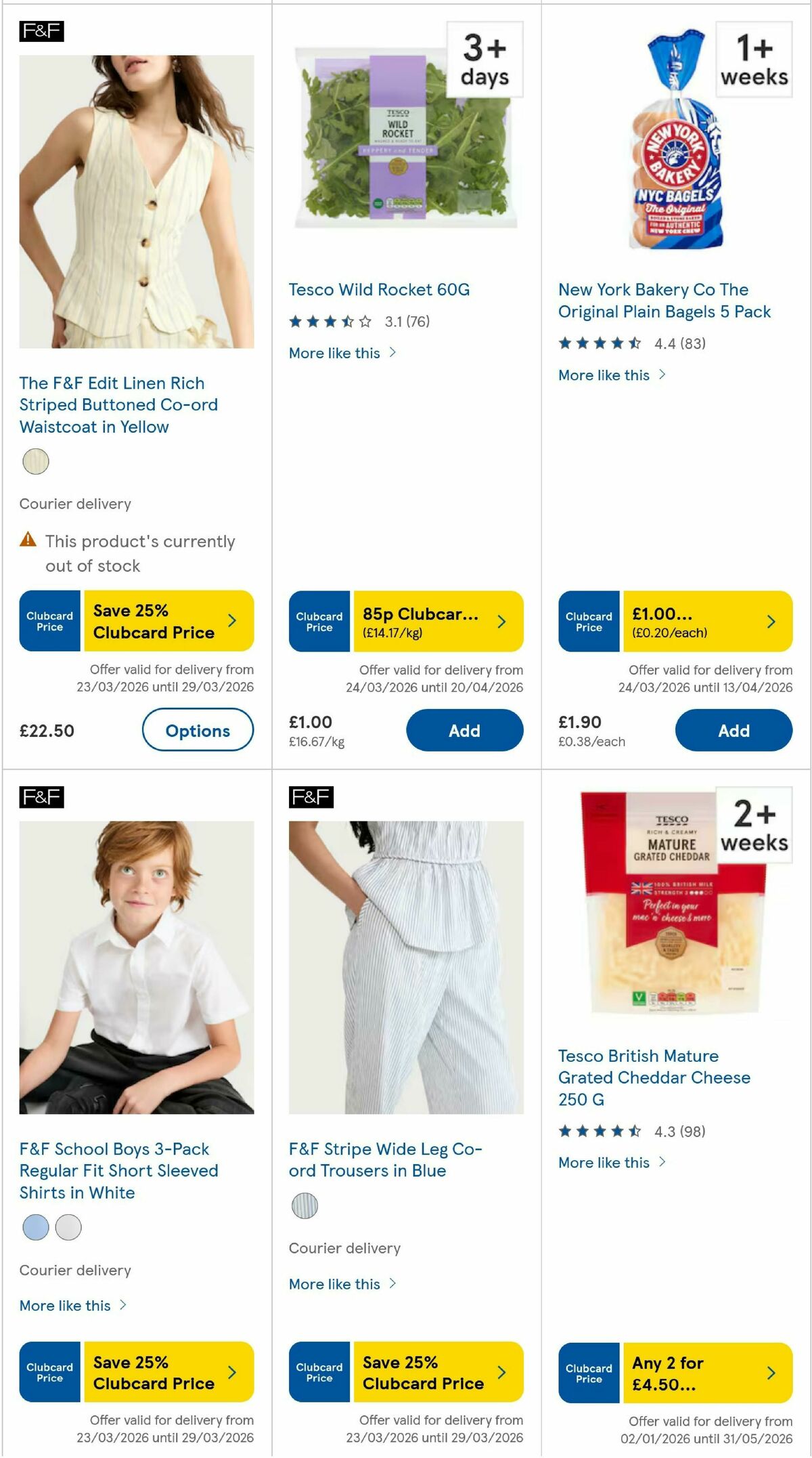 TESCO Offers from 26 March