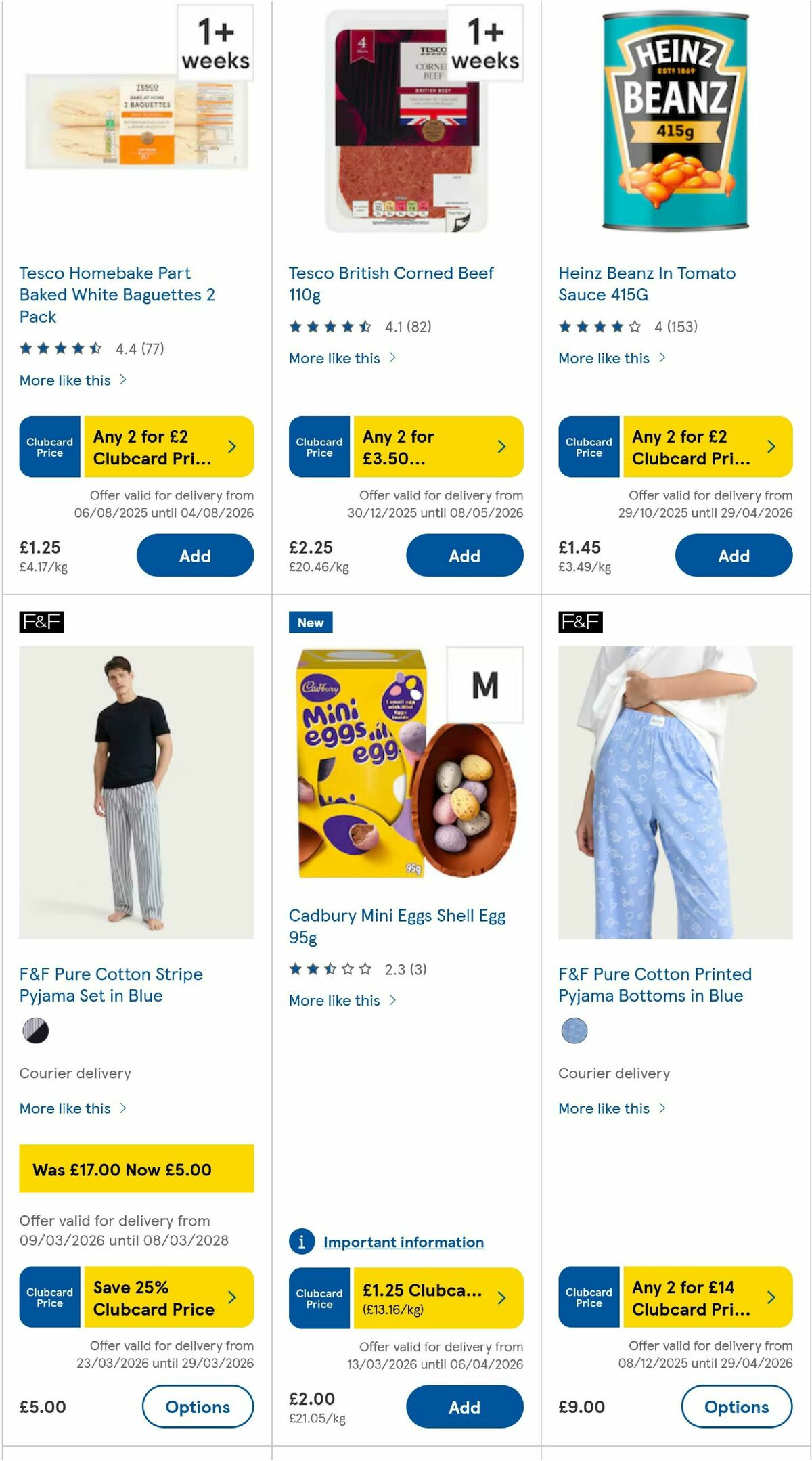 TESCO Offers from 26 March