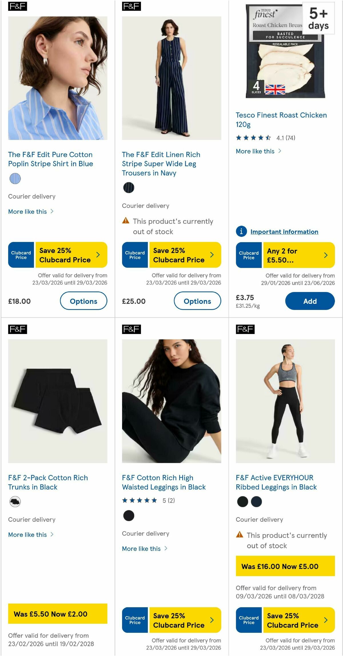 TESCO Offers from 26 March