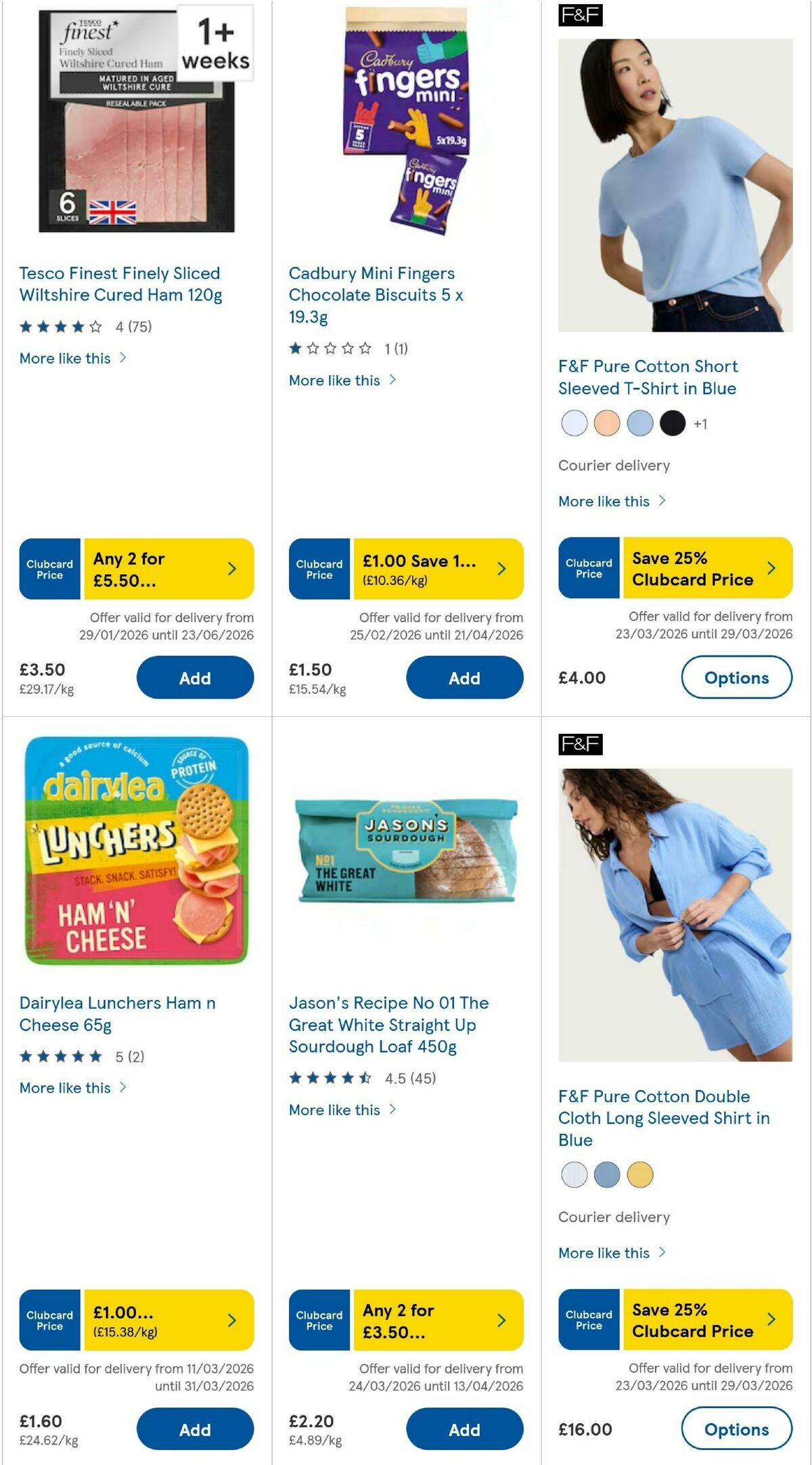 TESCO Offers from 26 March