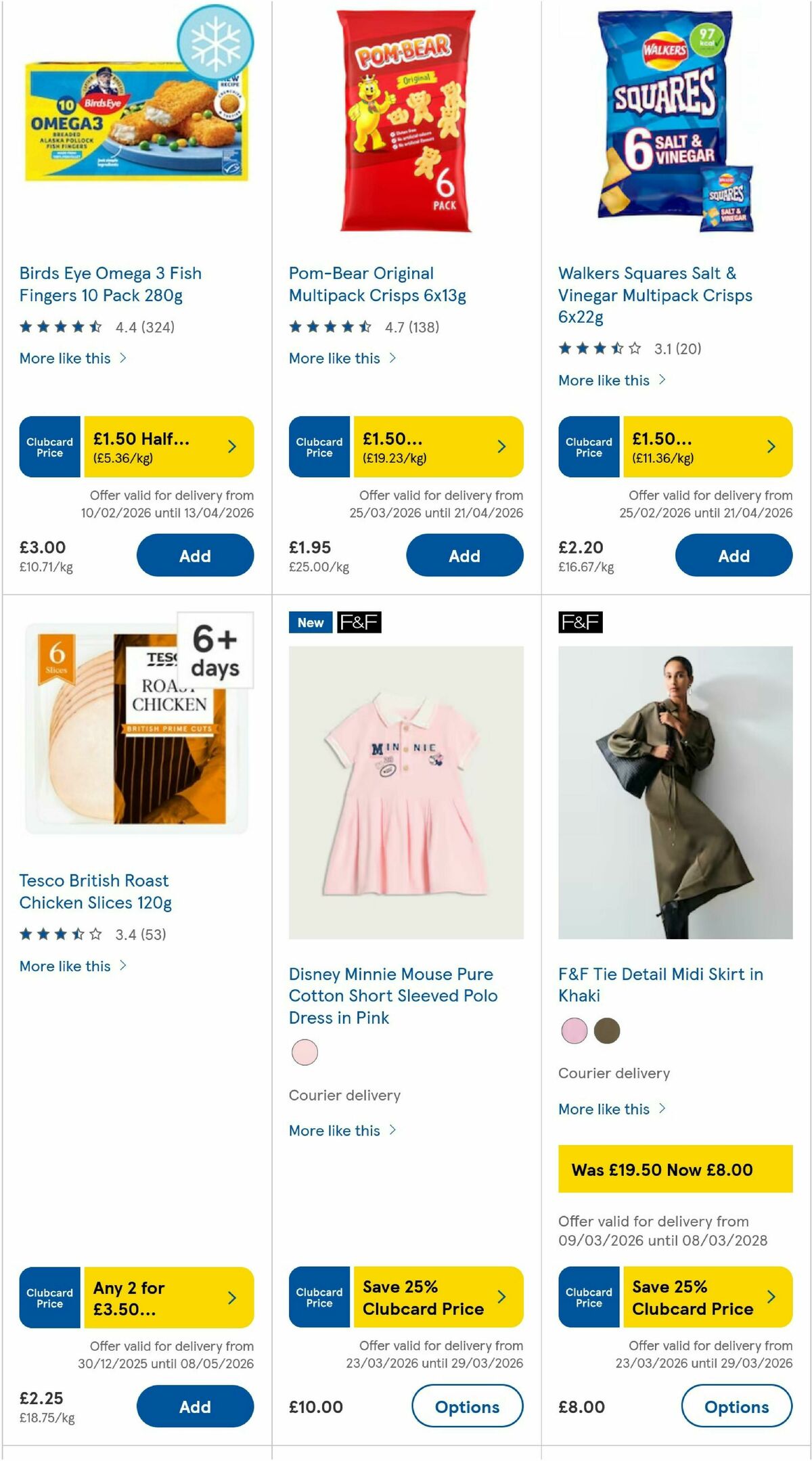 TESCO Offers from 26 March