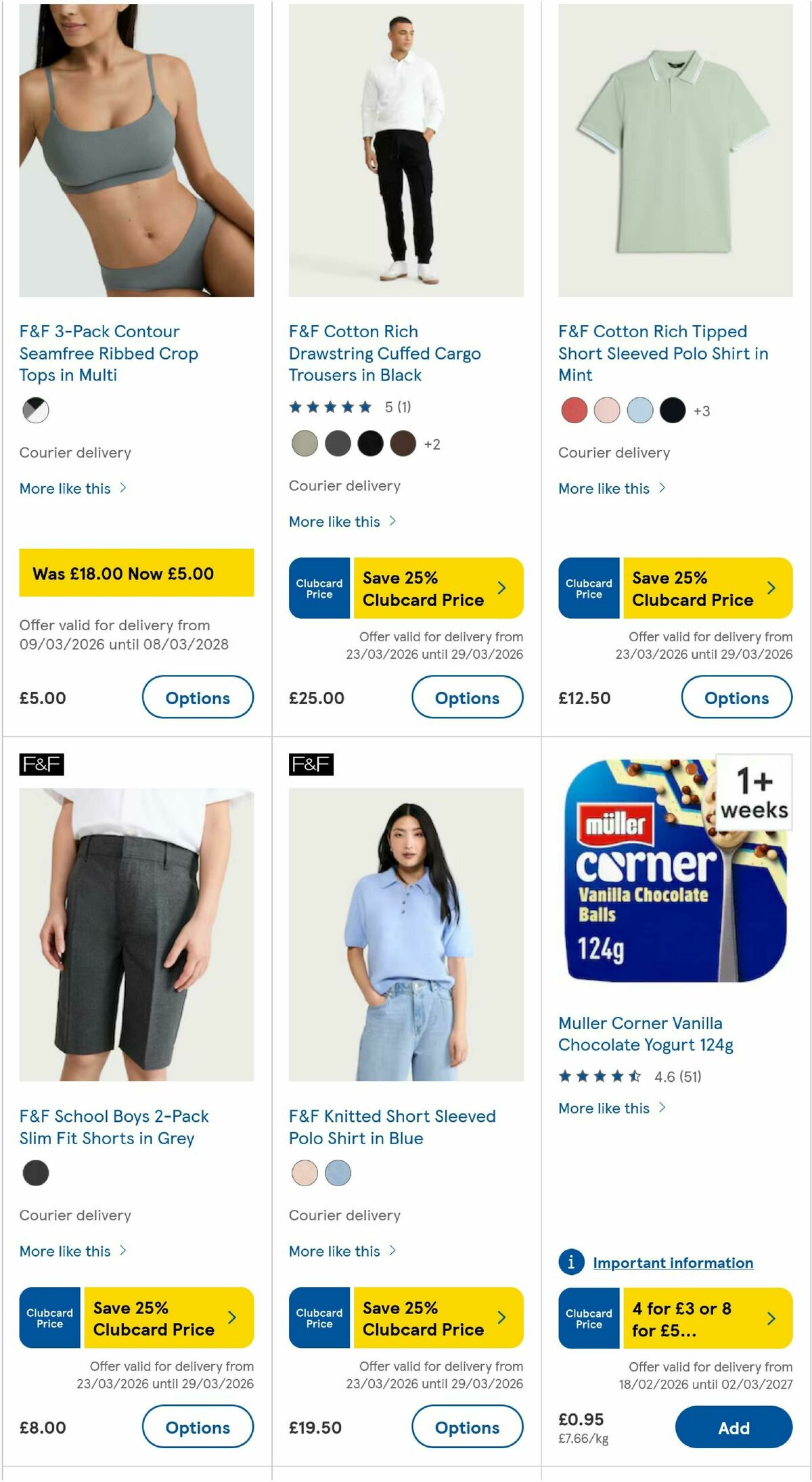 TESCO Offers from 26 March