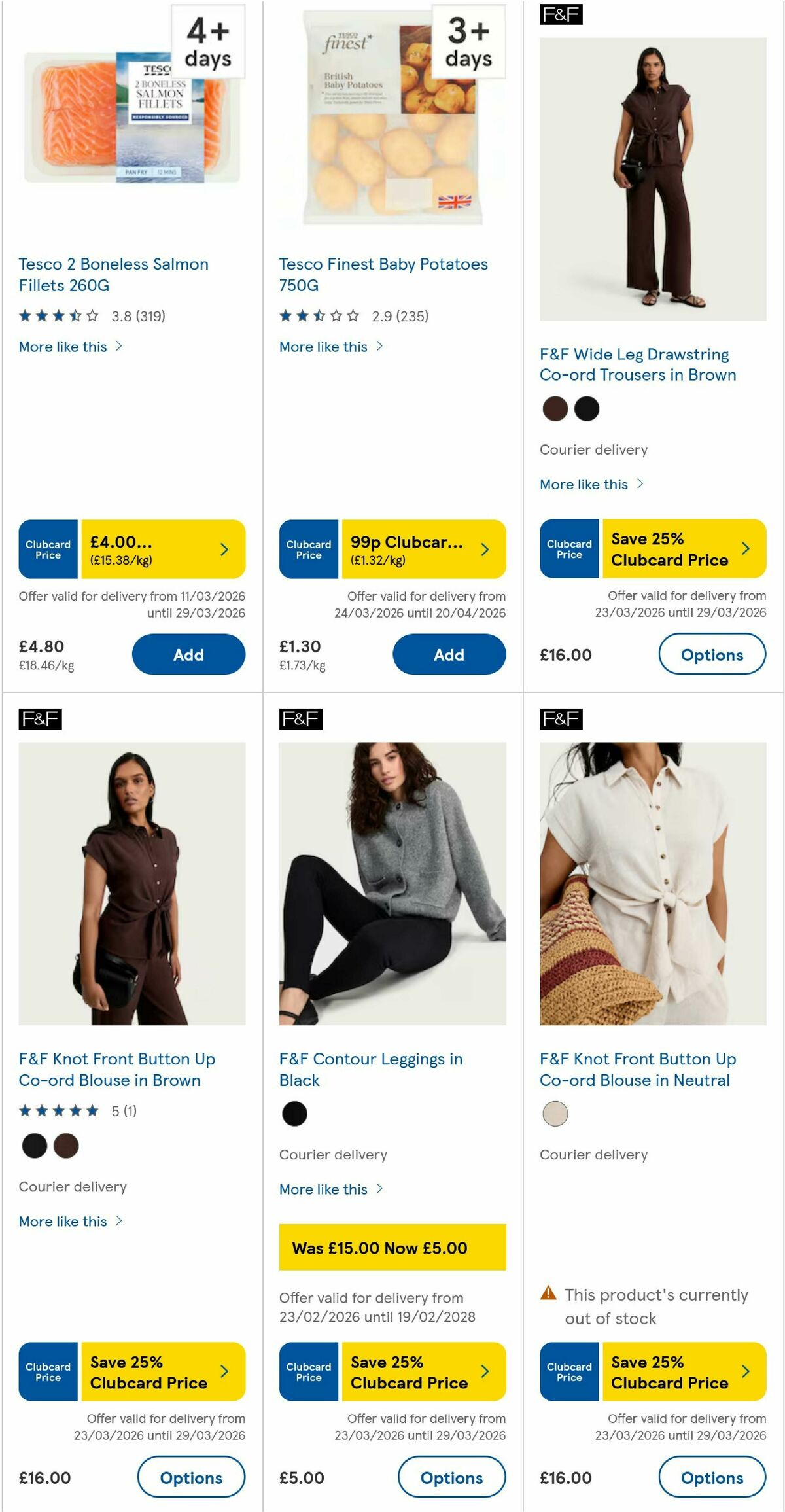 TESCO Offers from 26 March