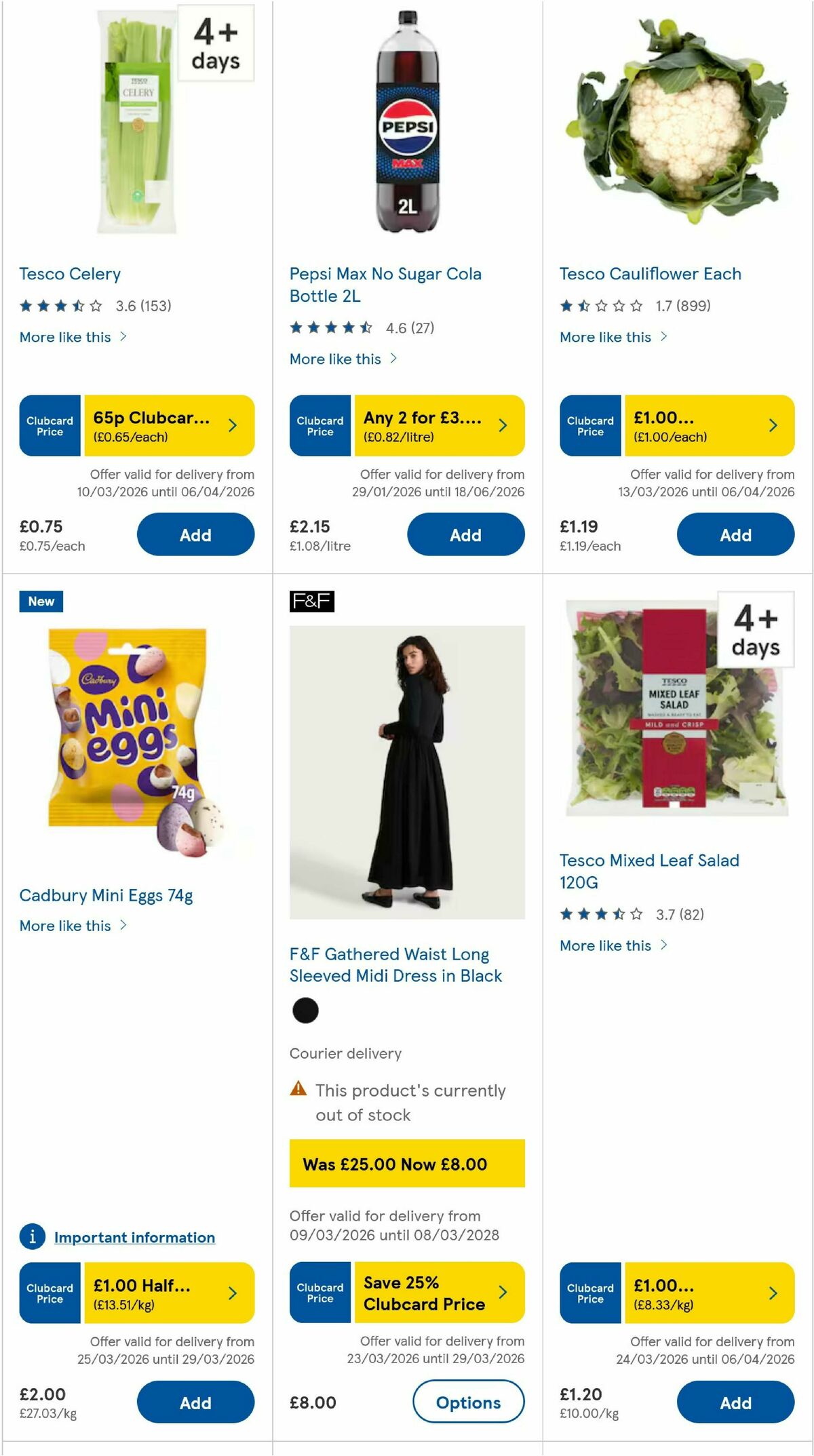 TESCO Offers from 26 March