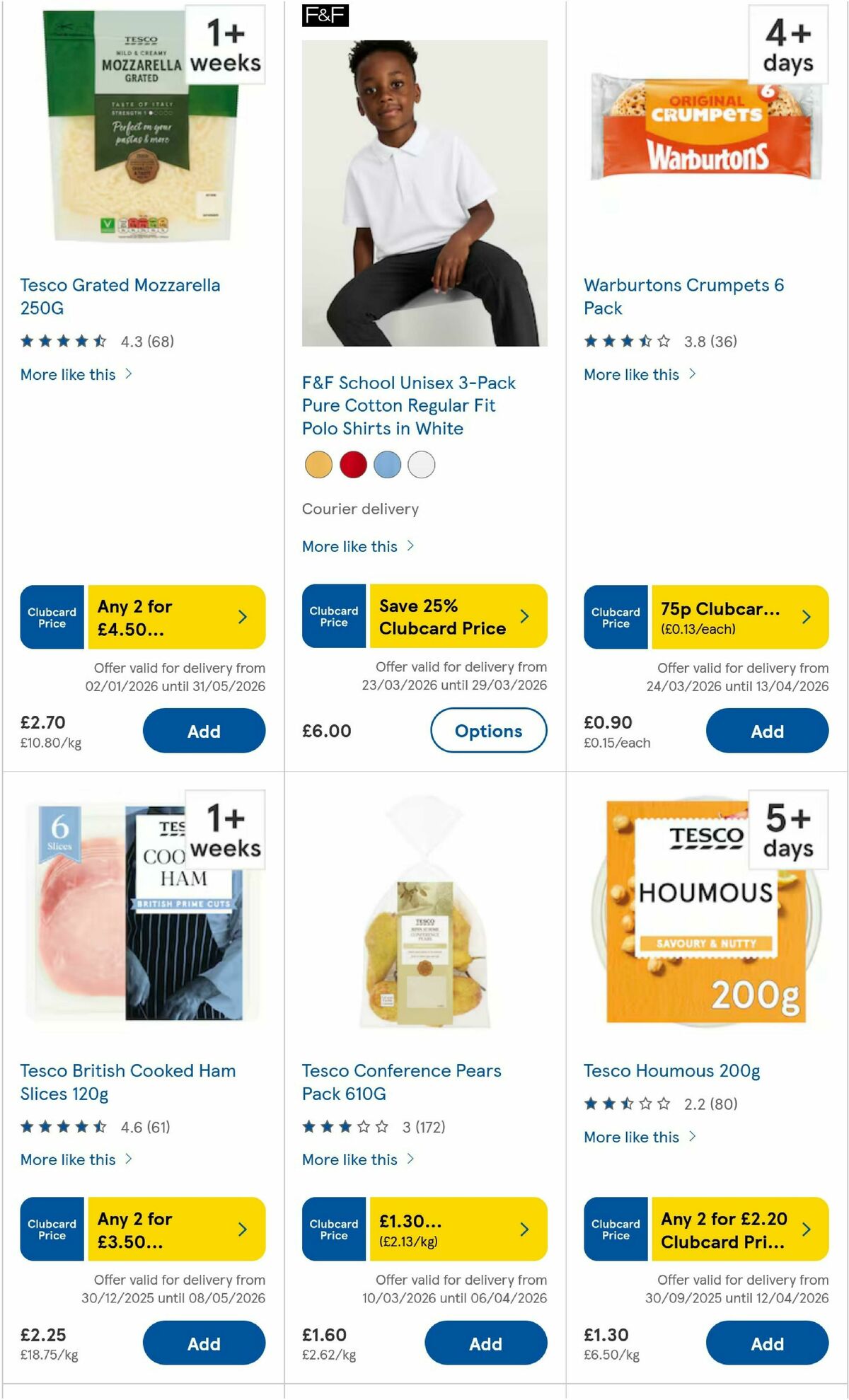 TESCO Offers from 26 March