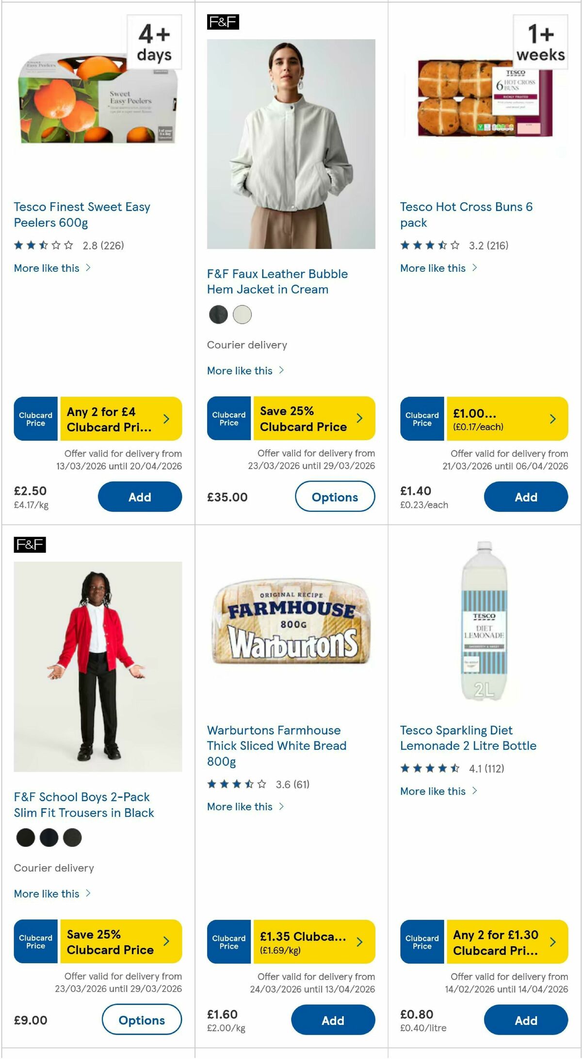 TESCO Offers from 26 March