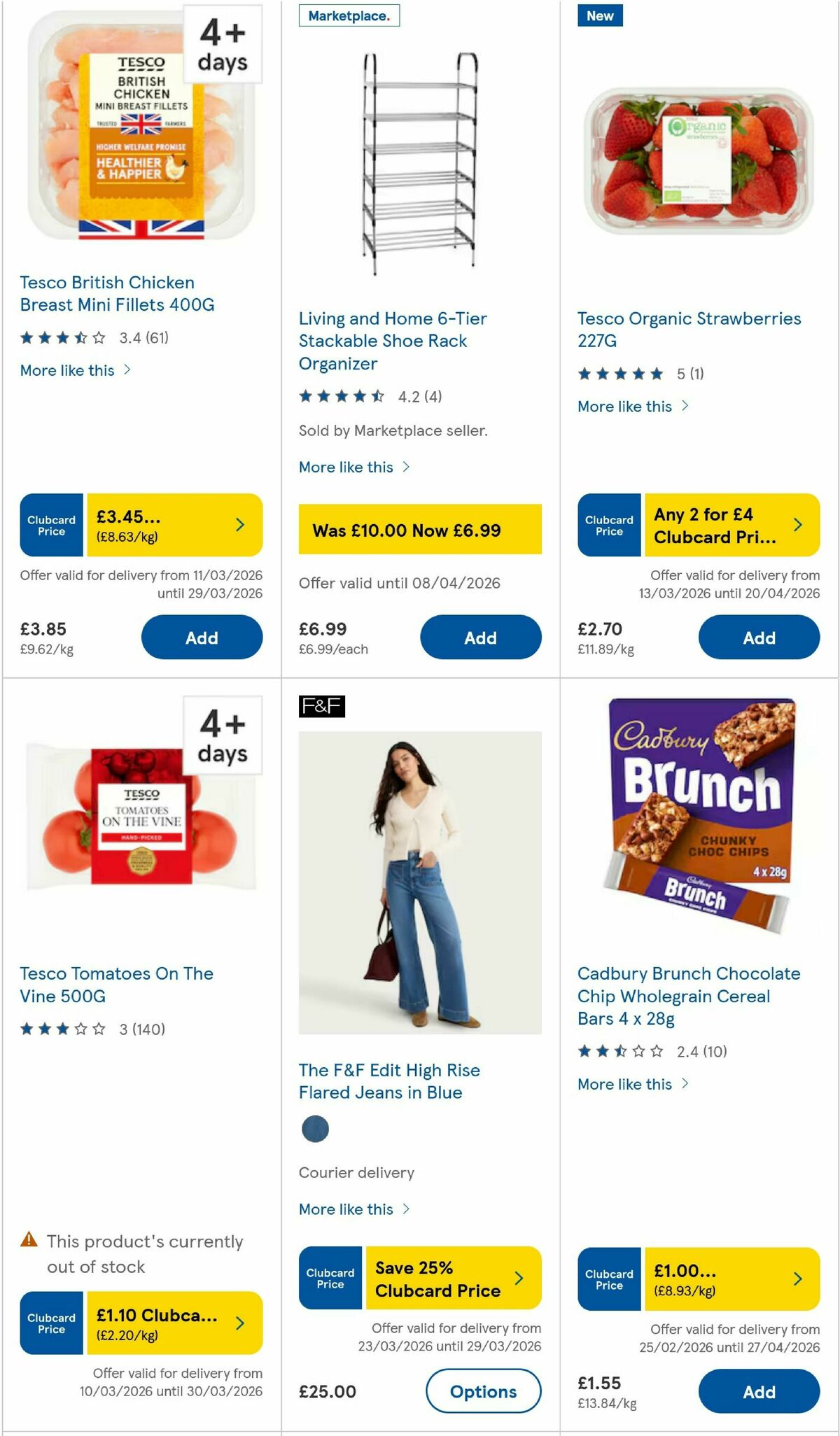 TESCO Offers from 26 March