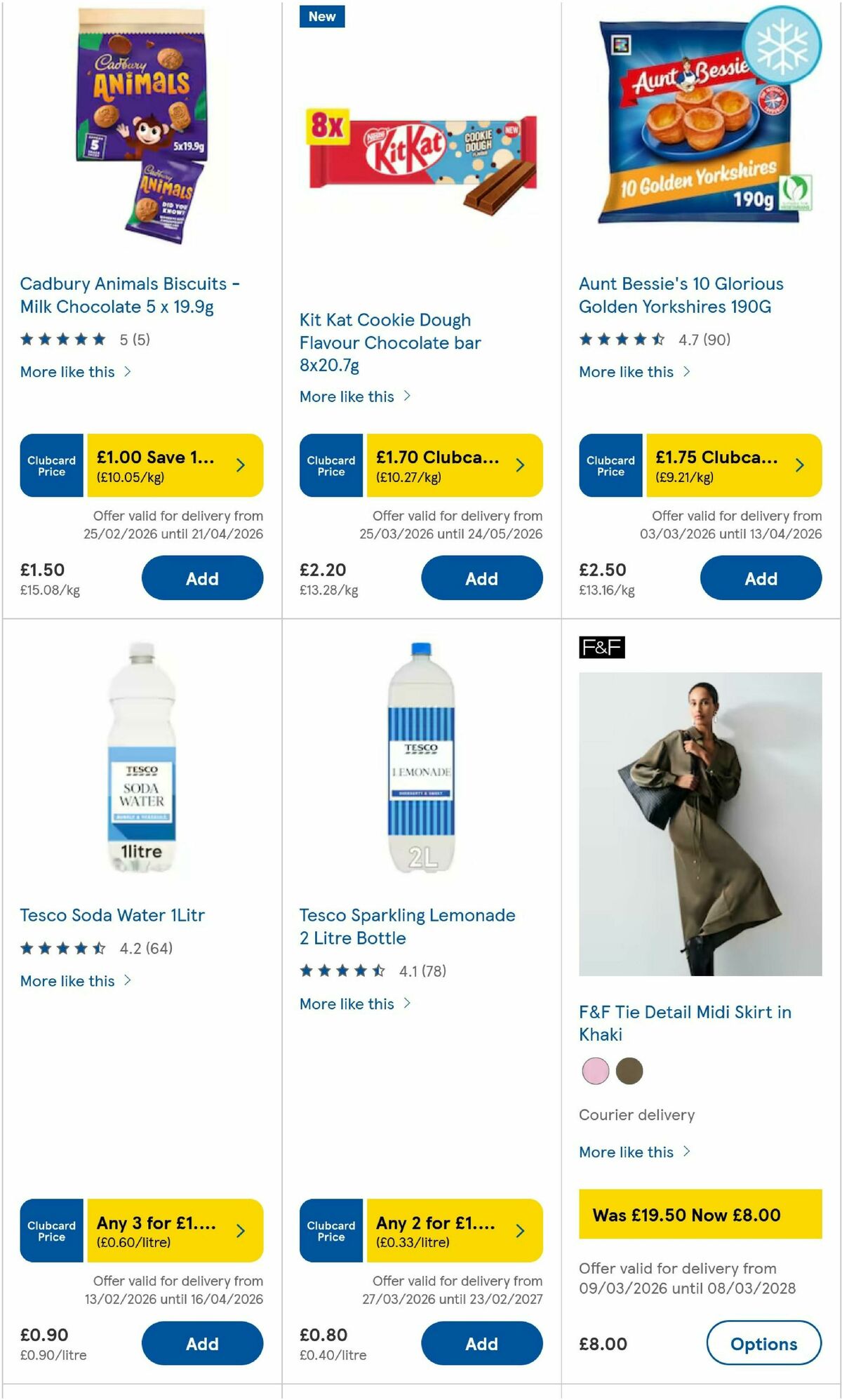 TESCO Offers from 2 April