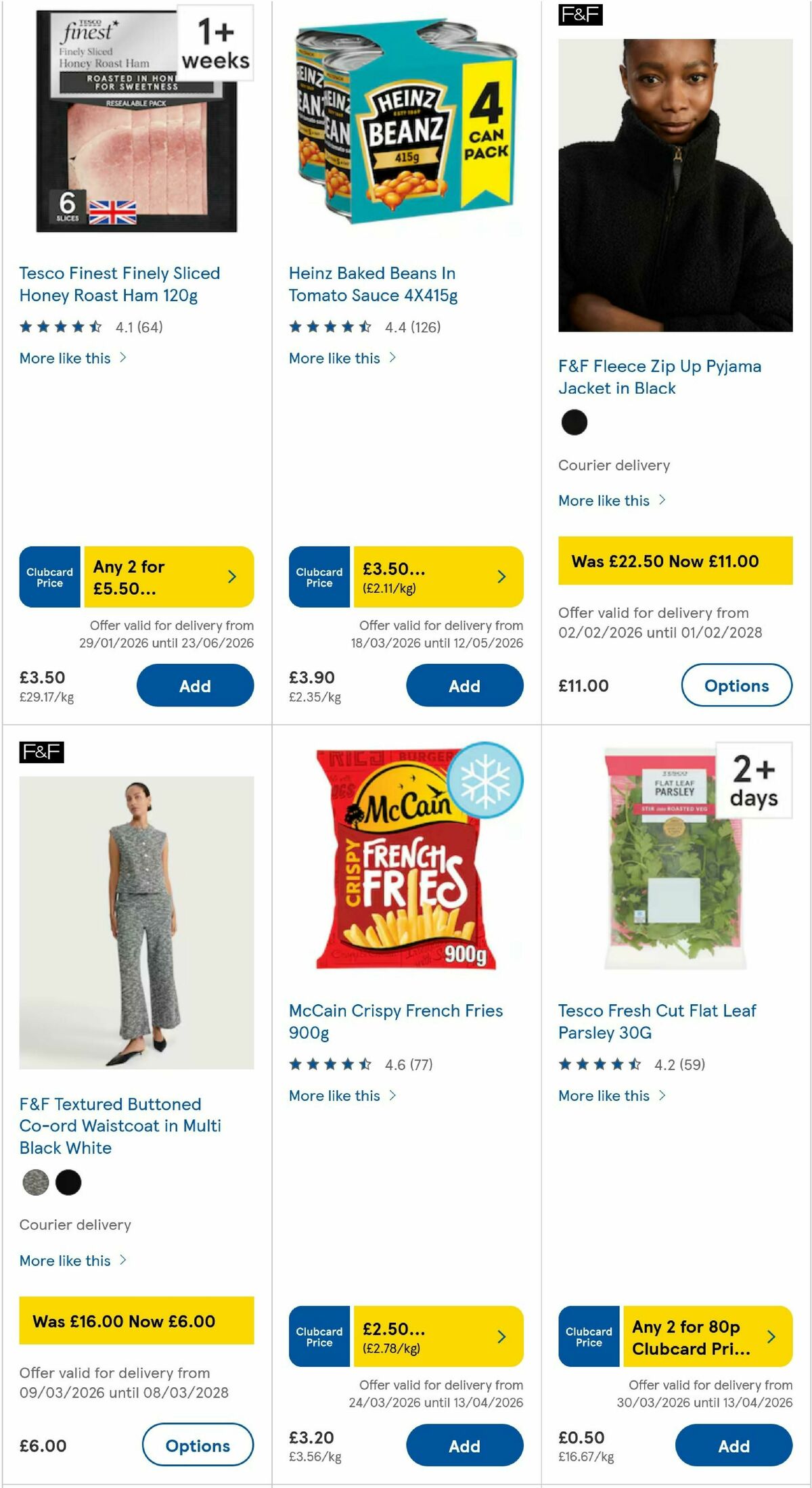TESCO Offers from 2 April