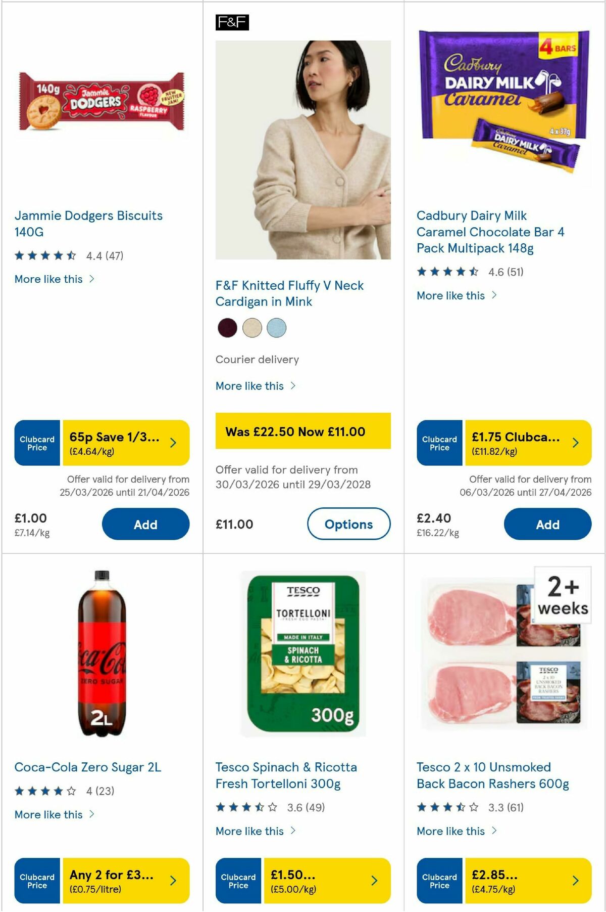 TESCO Offers from 2 April