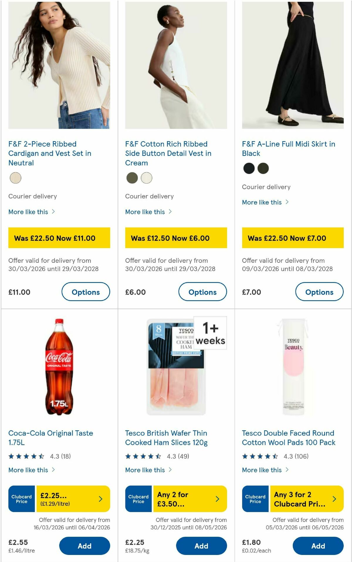 TESCO Offers from 2 April