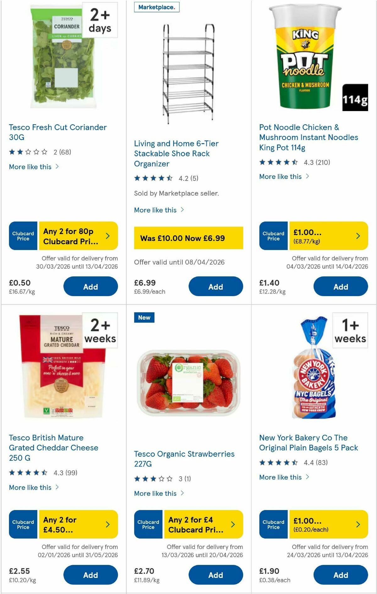 TESCO Offers from 2 April