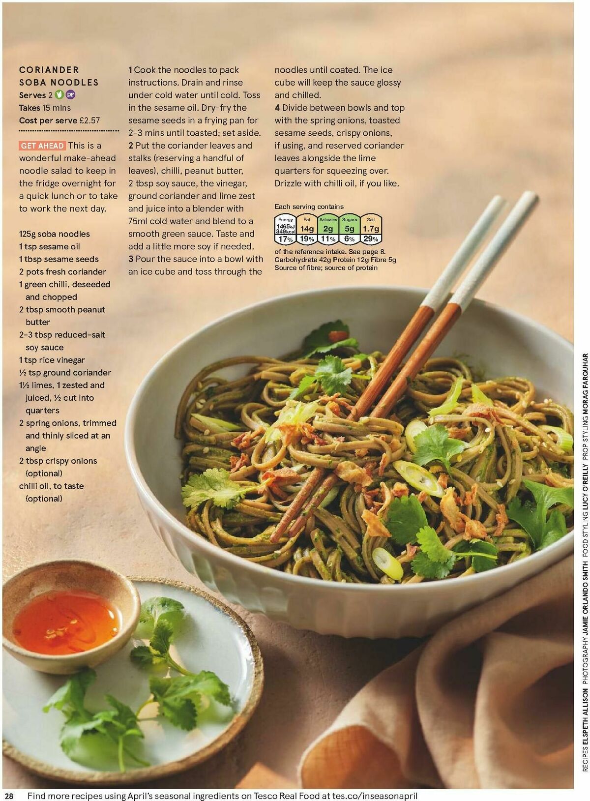 TESCO Magazine April Offers from 1 April