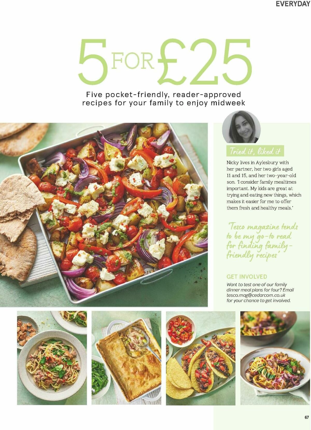 TESCO Magazine April Offers from 1 April