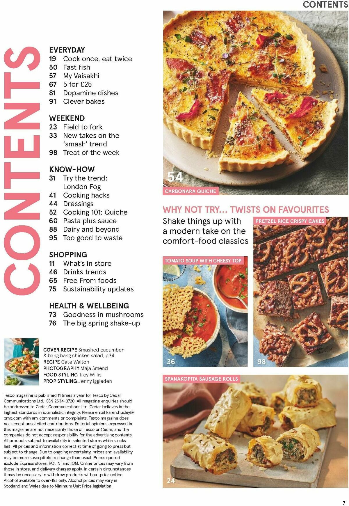 TESCO Magazine April Offers from 1 April