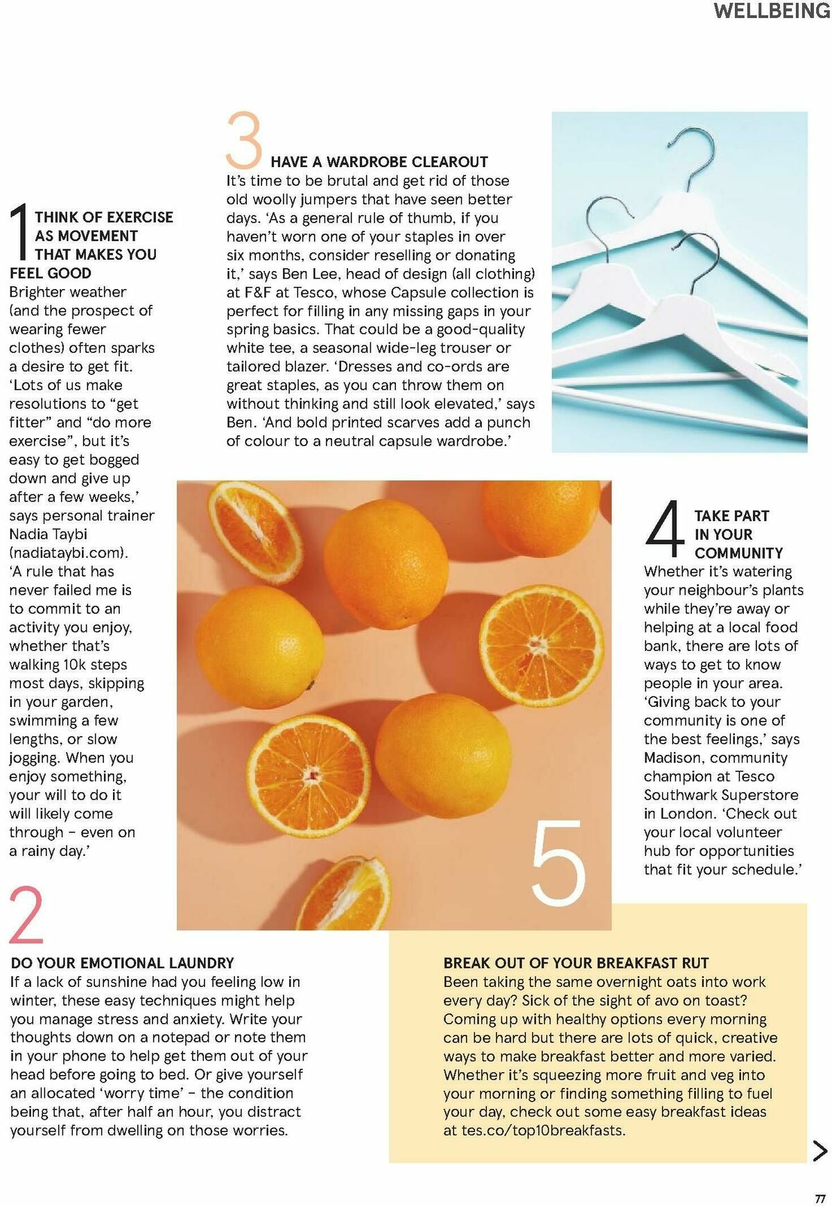 TESCO Magazine April Offers from 1 April