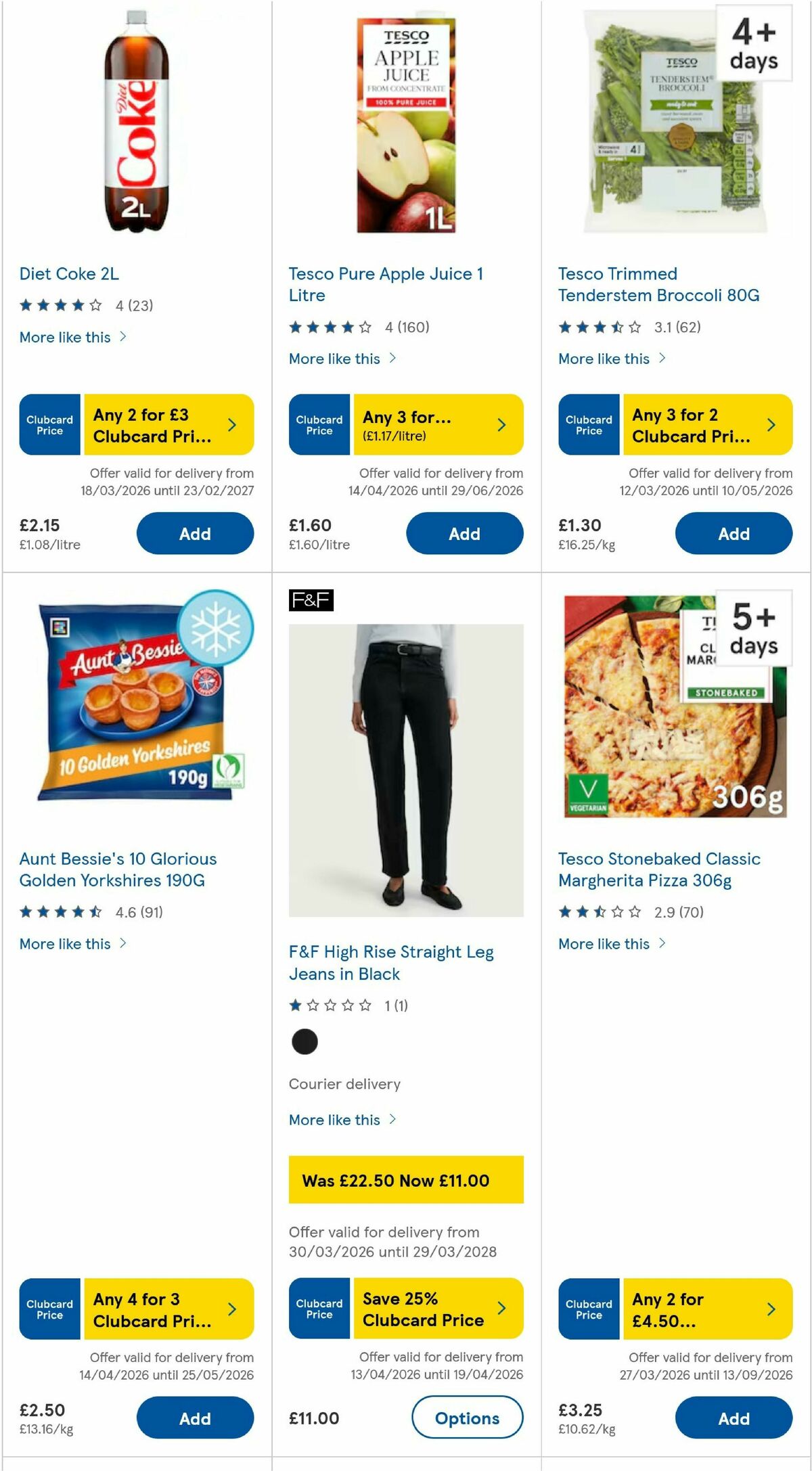 TESCO Offers from 16 April