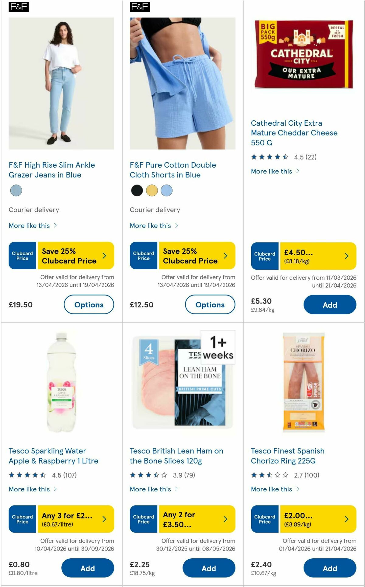 TESCO Offers from 16 April