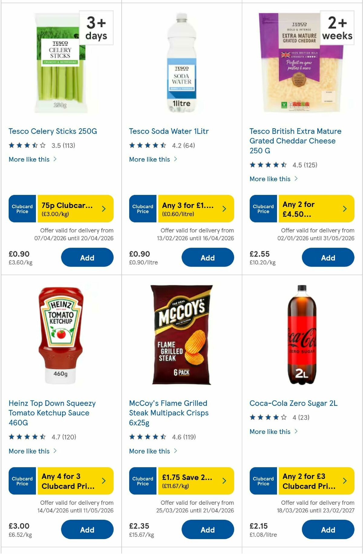 TESCO Offers from 16 April