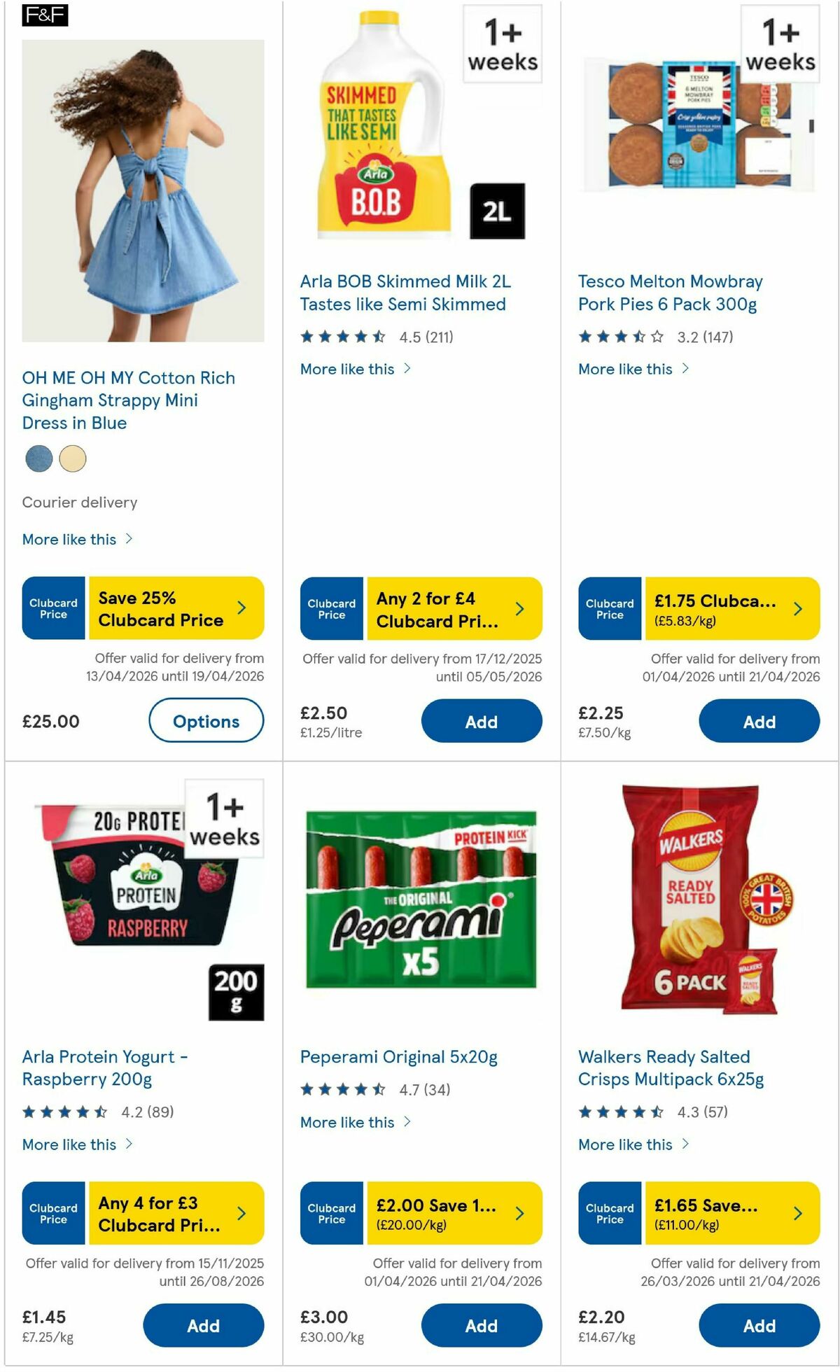 TESCO Offers from 16 April